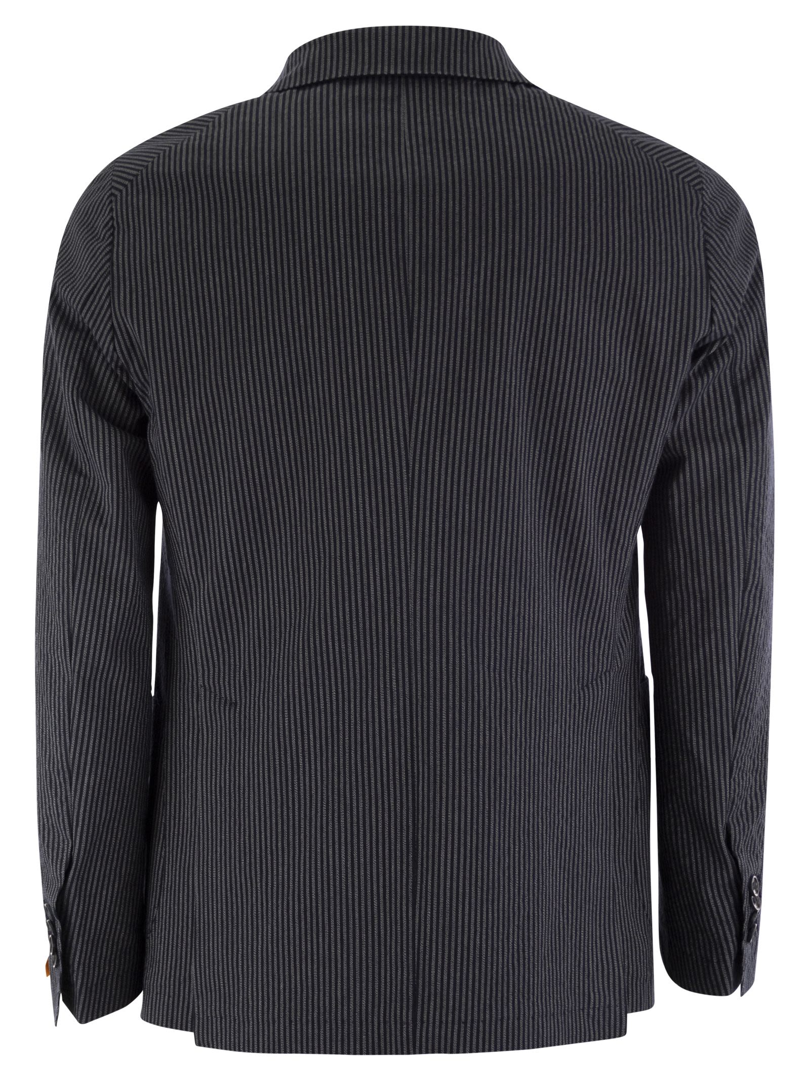 Tagliatore Men Two-Button Pinstripe Jacket