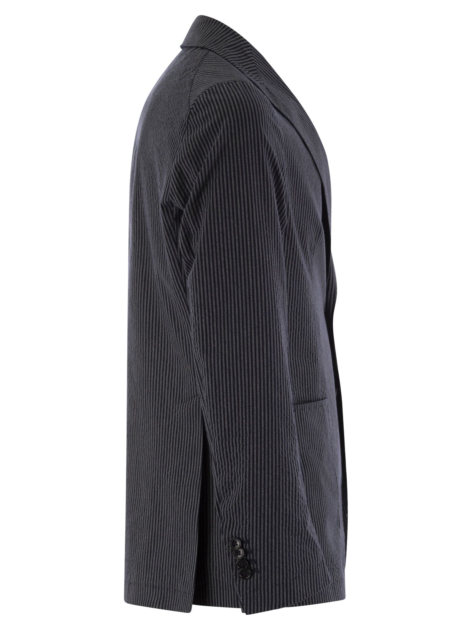 Tagliatore Men Two-Button Pinstripe Jacket