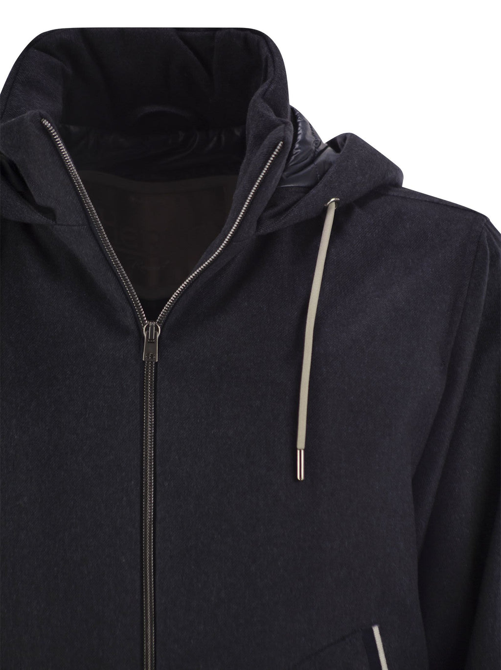 Herno Men Cashmere And Silk Resort Bomber Jacket