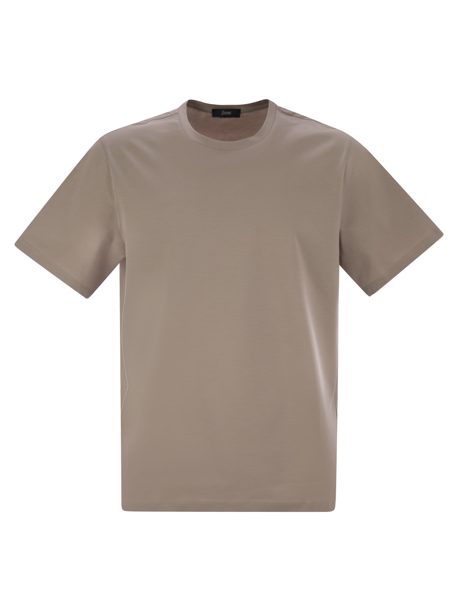 Herno Men Stretch Cotton T-Shirt
