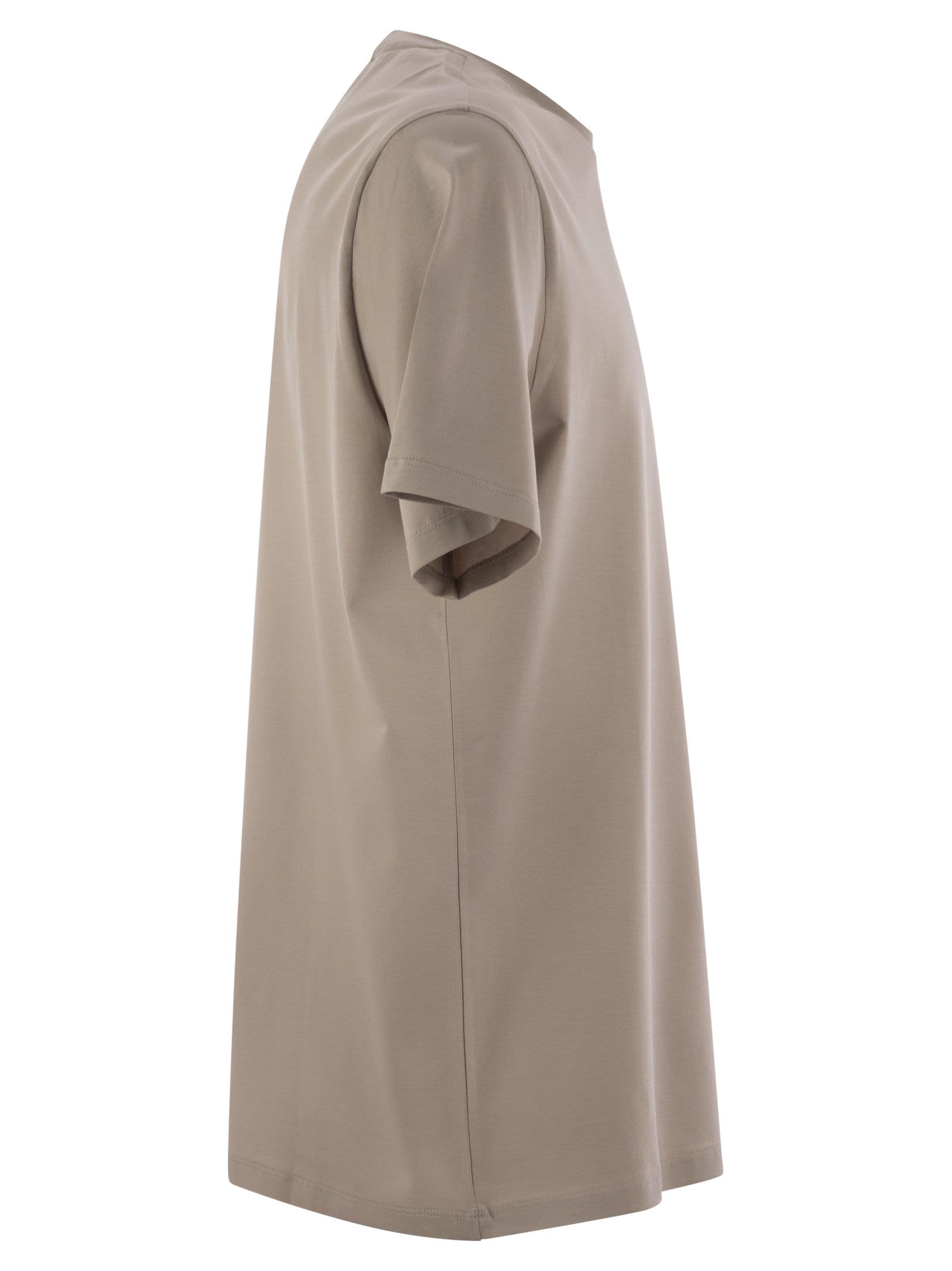 Herno Men Stretch Cotton T-Shirt