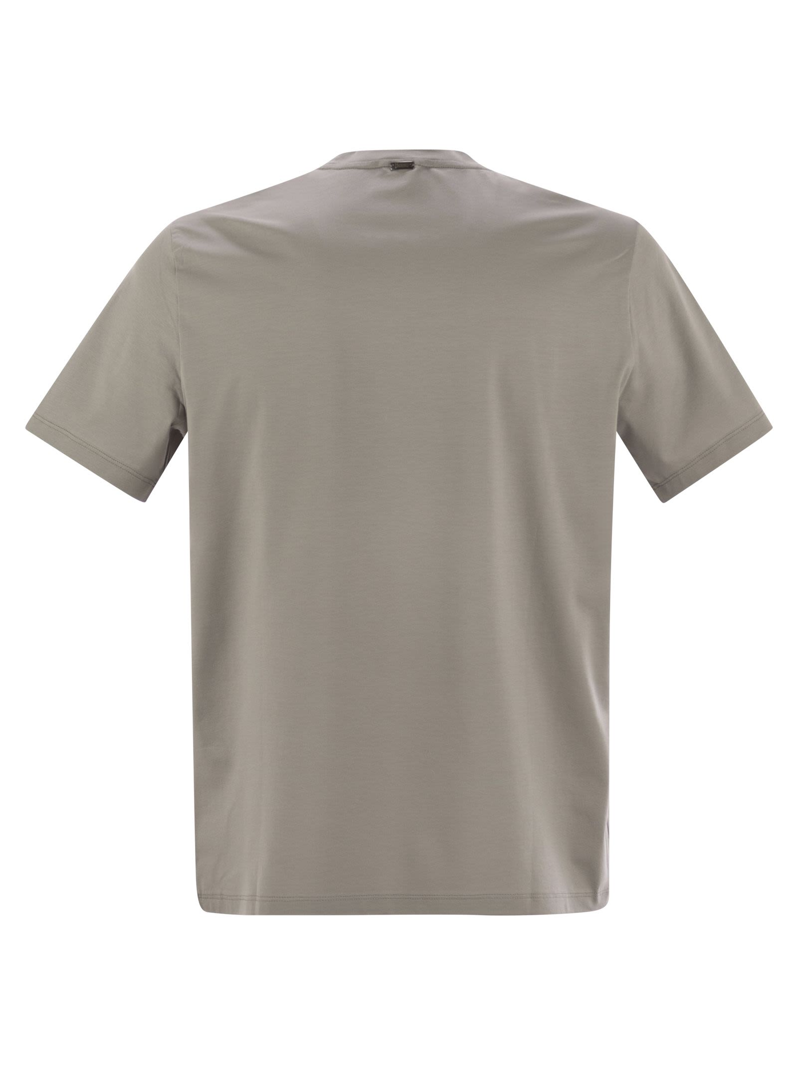Herno Men Stretch Cotton T-Shirt