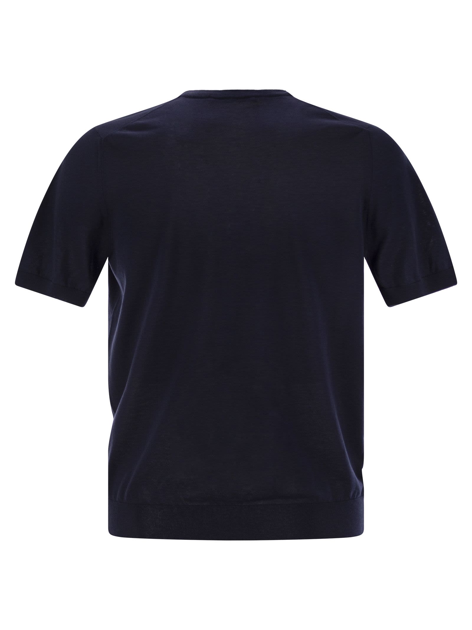 Tagliatore Men Basic Short-Sleeved Cotton T-Shirt