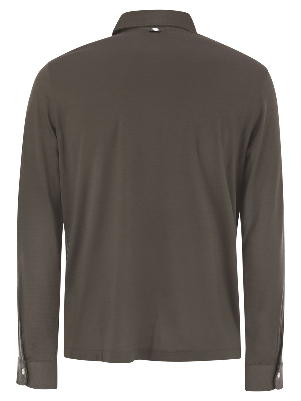 Herno Men Resort Polo Shirt In Soft Wool Knit