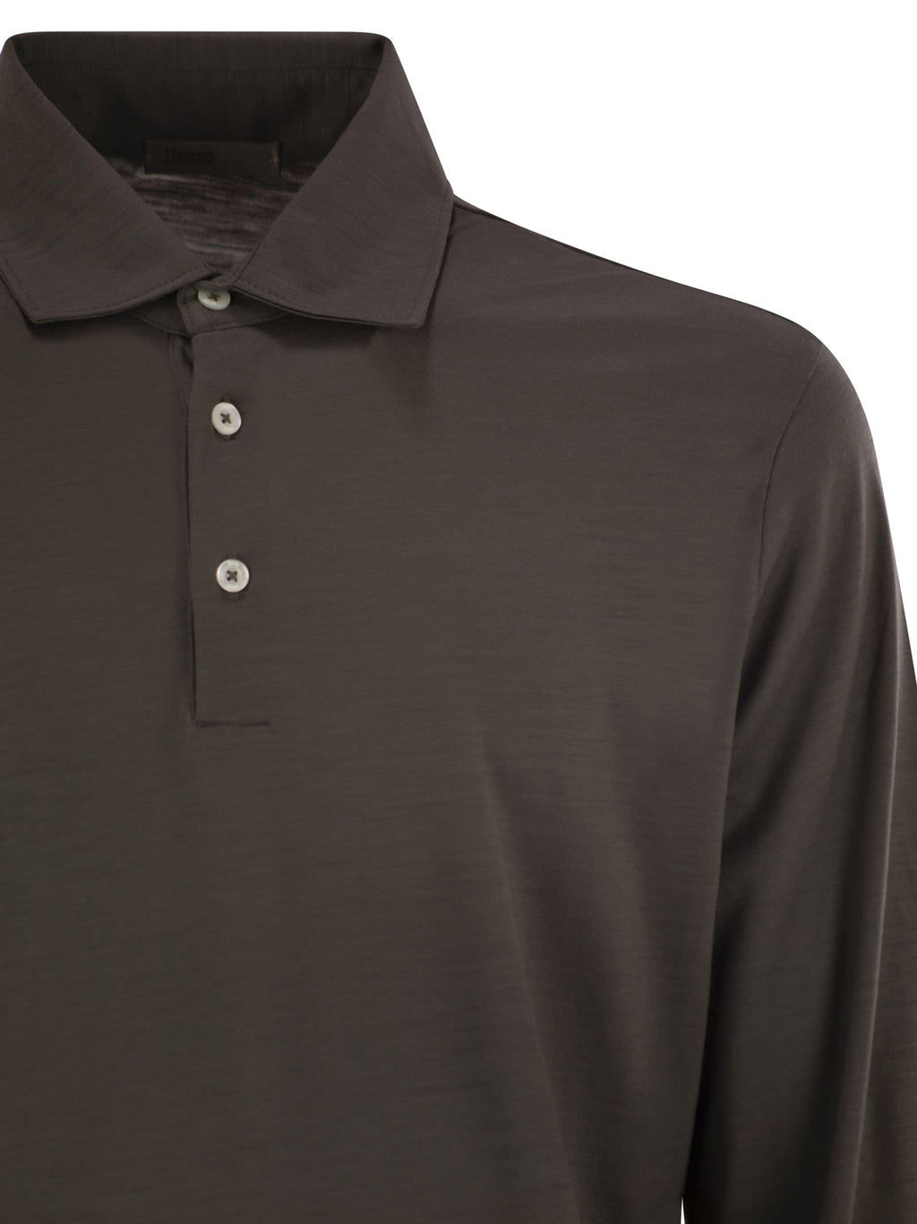 Herno Men Resort Polo Shirt In Soft Wool Knit