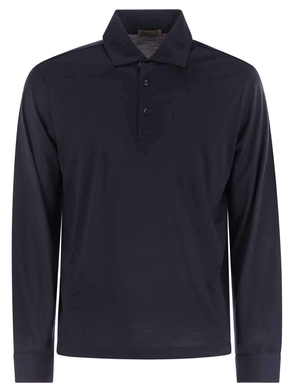 Herno Men Resort Polo Shirt In Soft Wool Knit