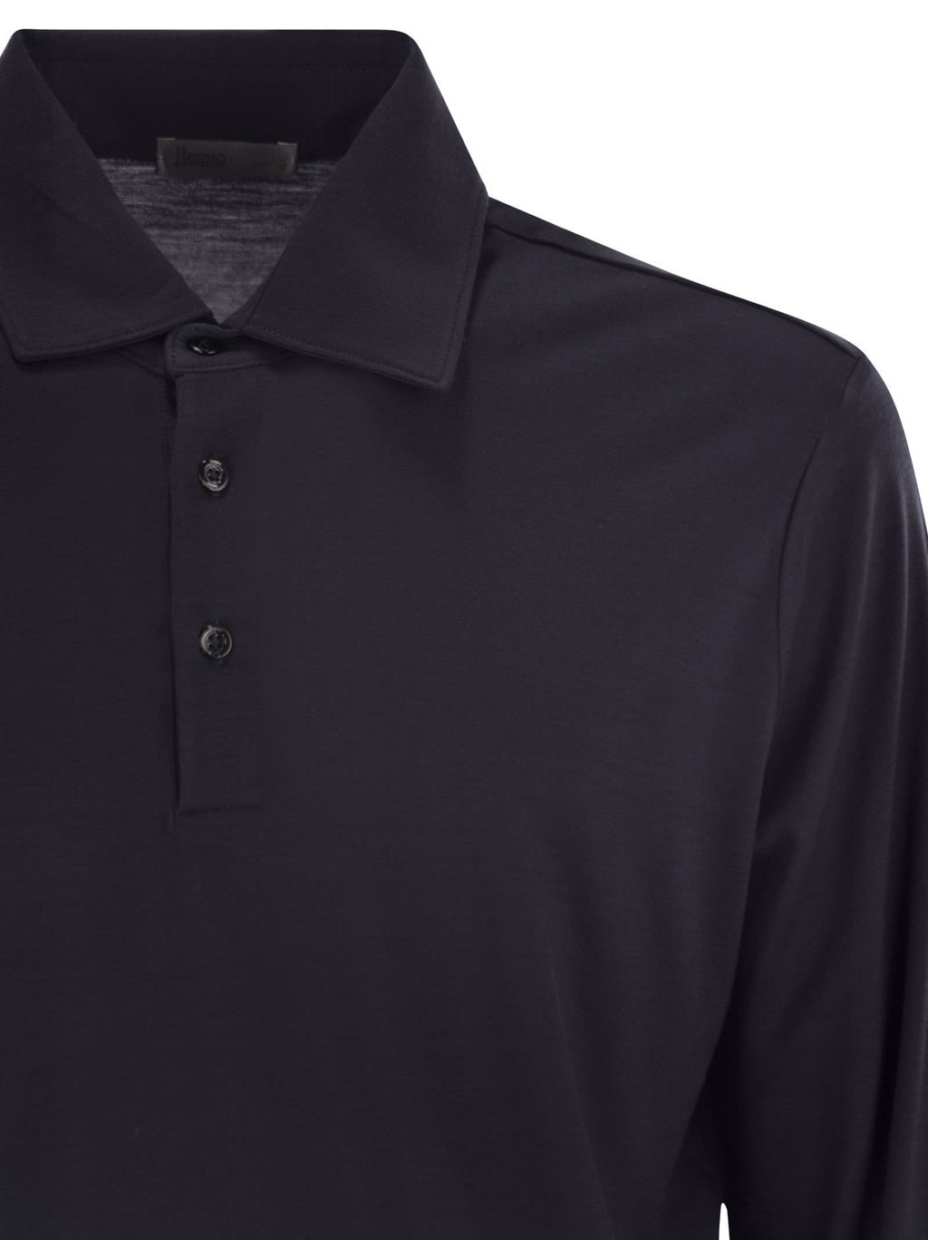 Herno Men Resort Polo Shirt In Soft Wool Knit