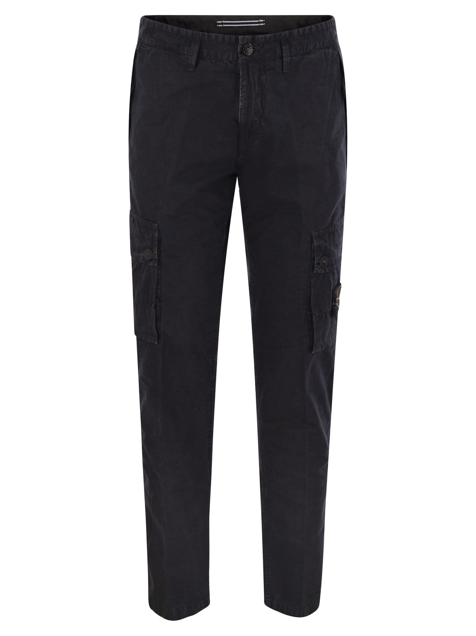 Stone Island Men Slim-Fit Cargo Trousers