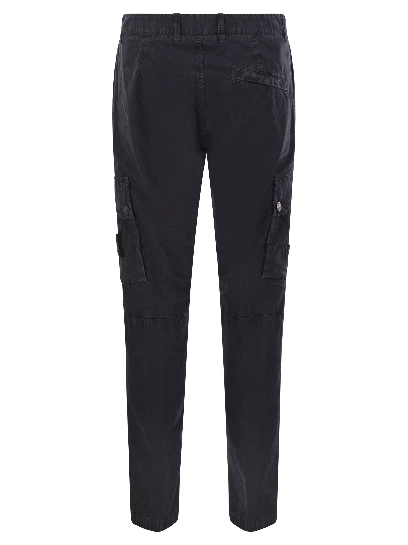 Stone Island Men Slim-Fit Cargo Trousers