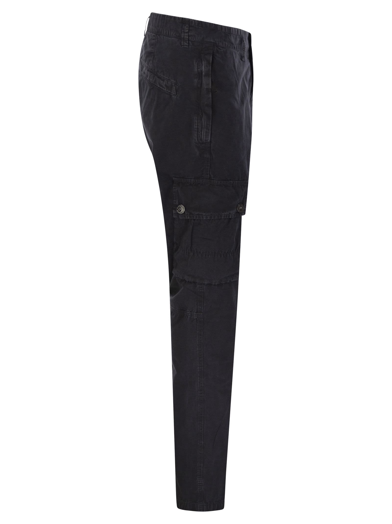 Stone Island Men Slim-Fit Cargo Trousers