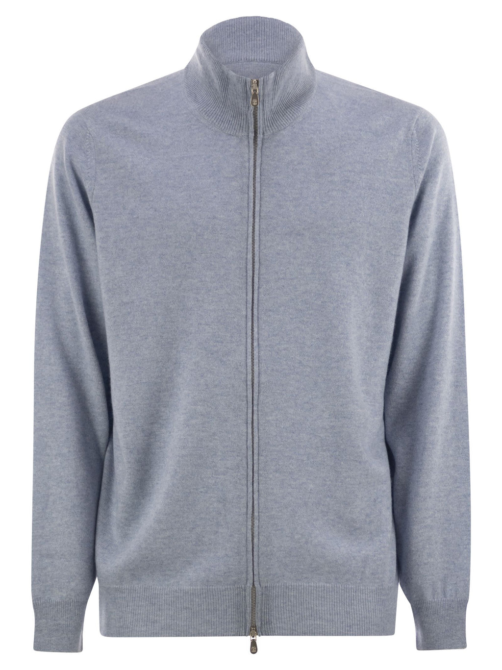 Brunello Cucinelli Men High-Necked Cashmere Cardigan With Zip