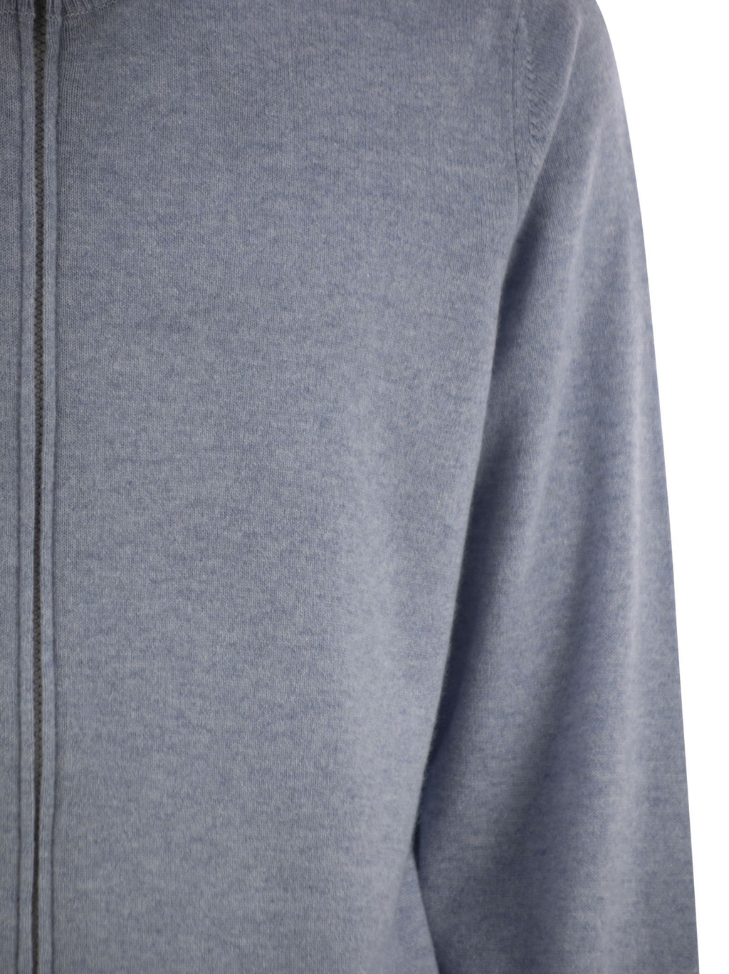 Brunello Cucinelli Men High-Necked Cashmere Cardigan With Zip