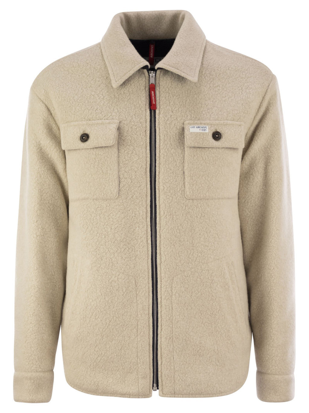 Fay Men Wool Over Shirt - Fay Archive