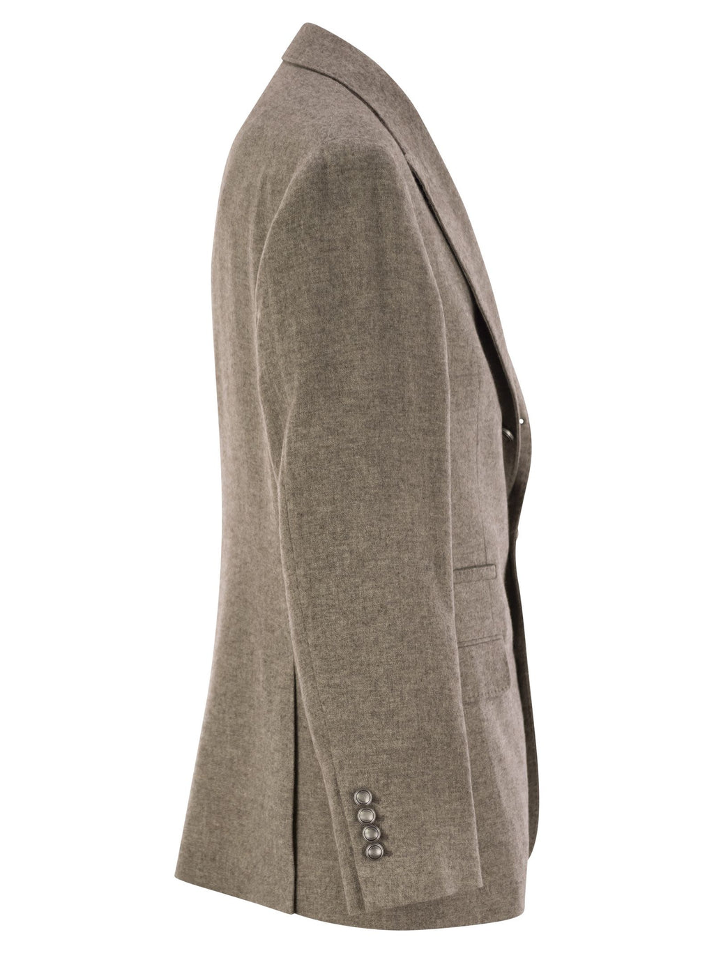 Brunello Cucinelli Men Deconstructed Jacket In Yack