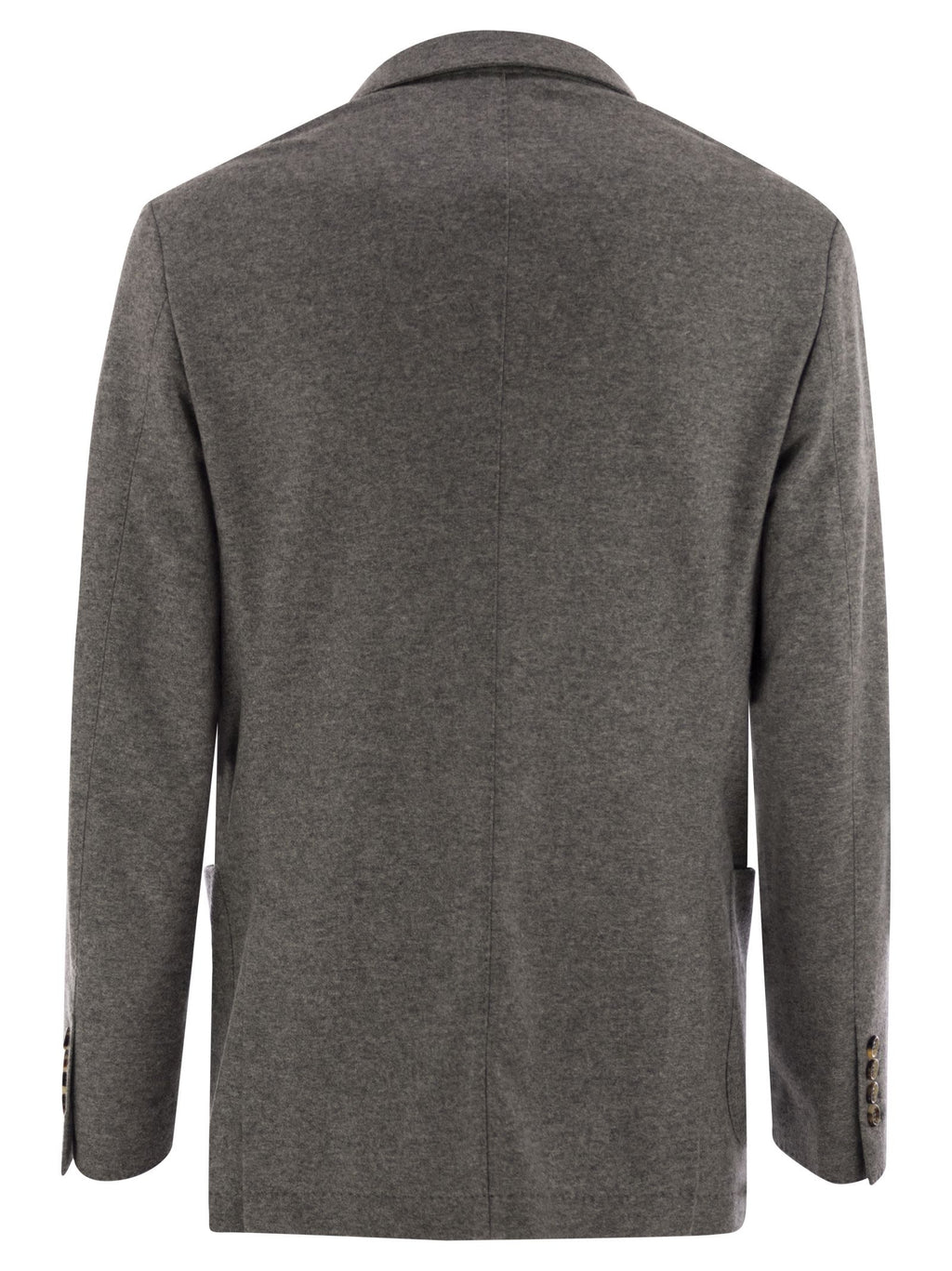 Brunello Cucinelli Men Cashmere Jersey Blazer With Patch Pockets