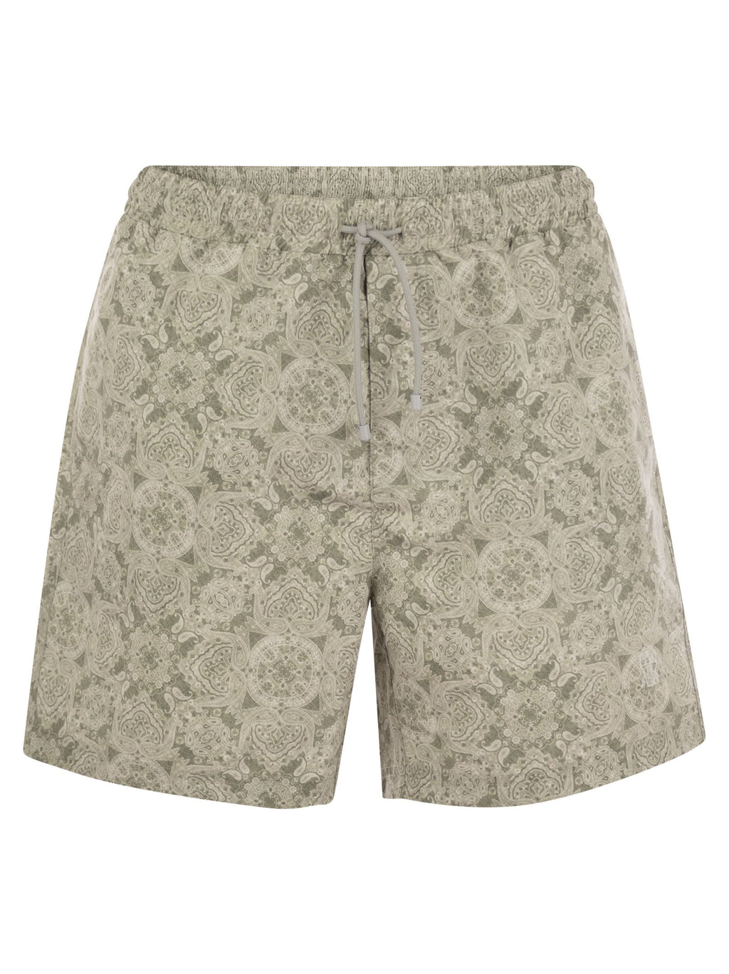 Brunello Cucinelli Men Beach Swimsuit With Paisley Design