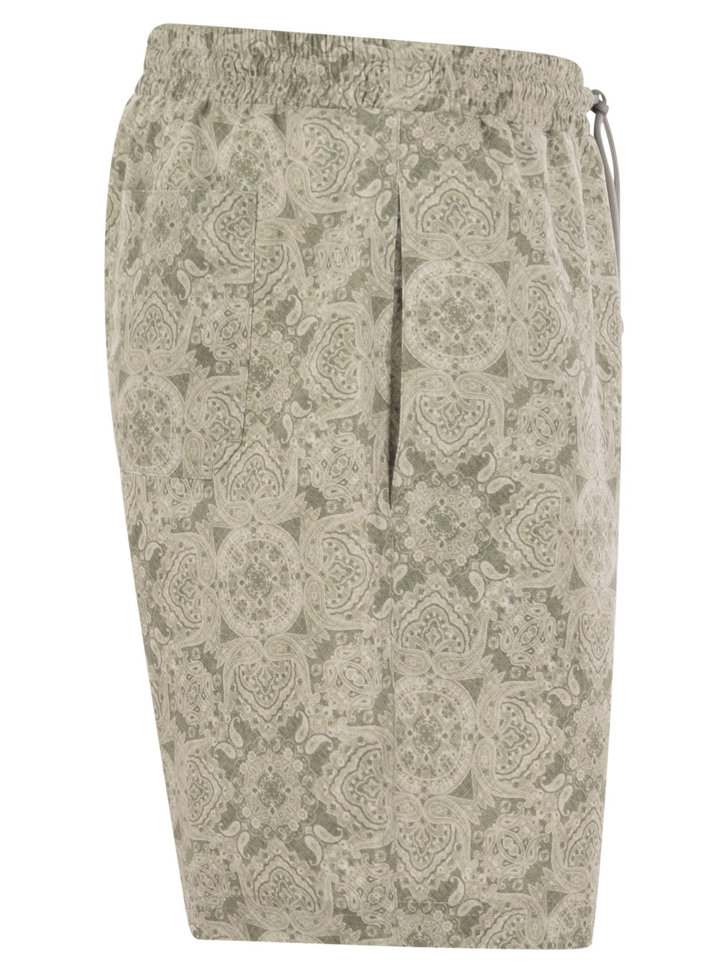 Brunello Cucinelli Men Beach Swimsuit With Paisley Design