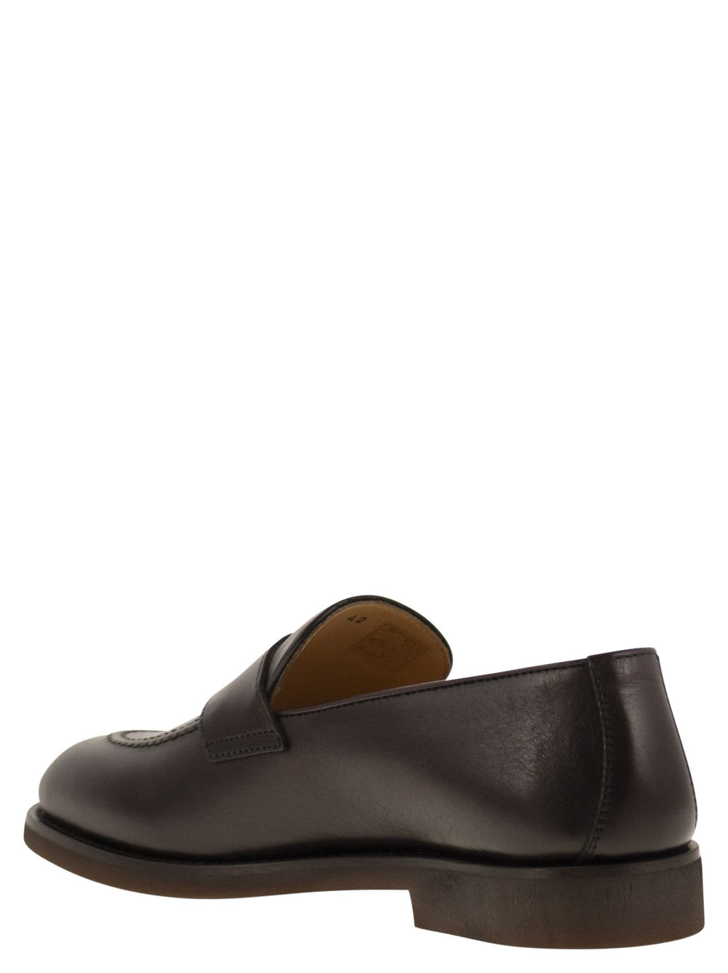 Brunello Cucinelli Men Calfskin Penny Loafer