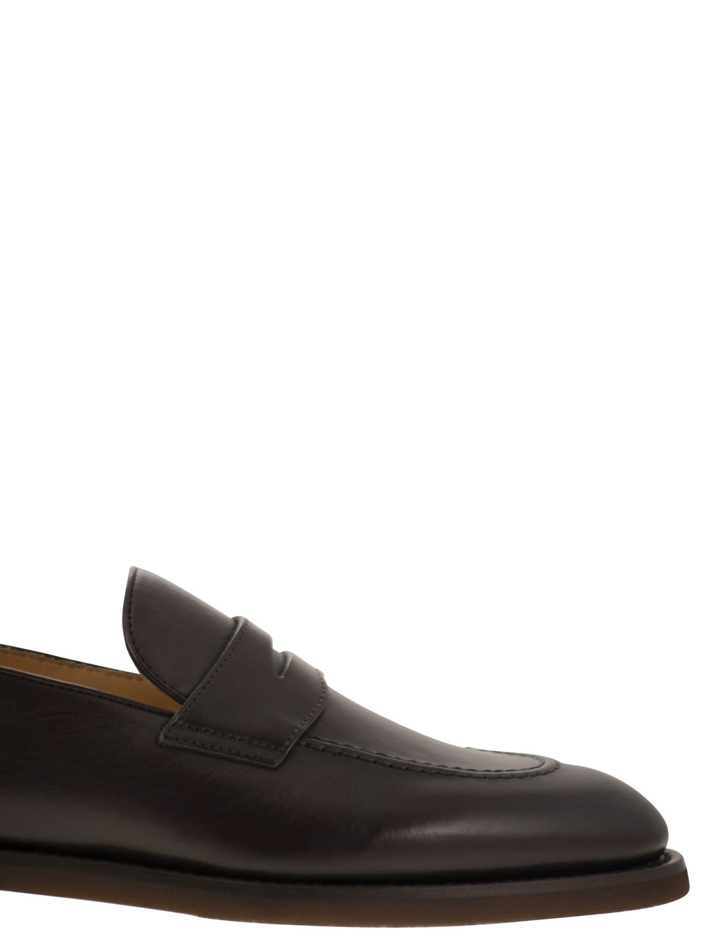 Brunello Cucinelli Men Calfskin Penny Loafer