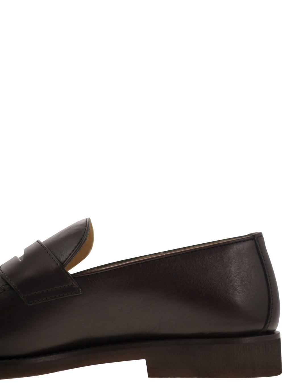 Brunello Cucinelli Men Calfskin Penny Loafer