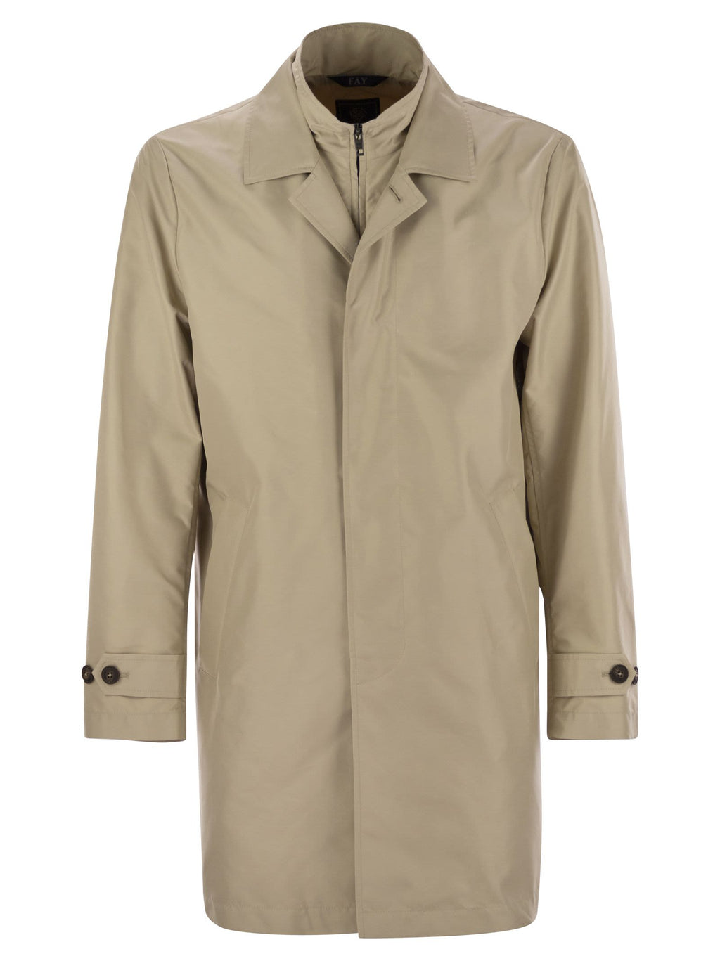 Fay Men Morning Coat In Technical Cotton