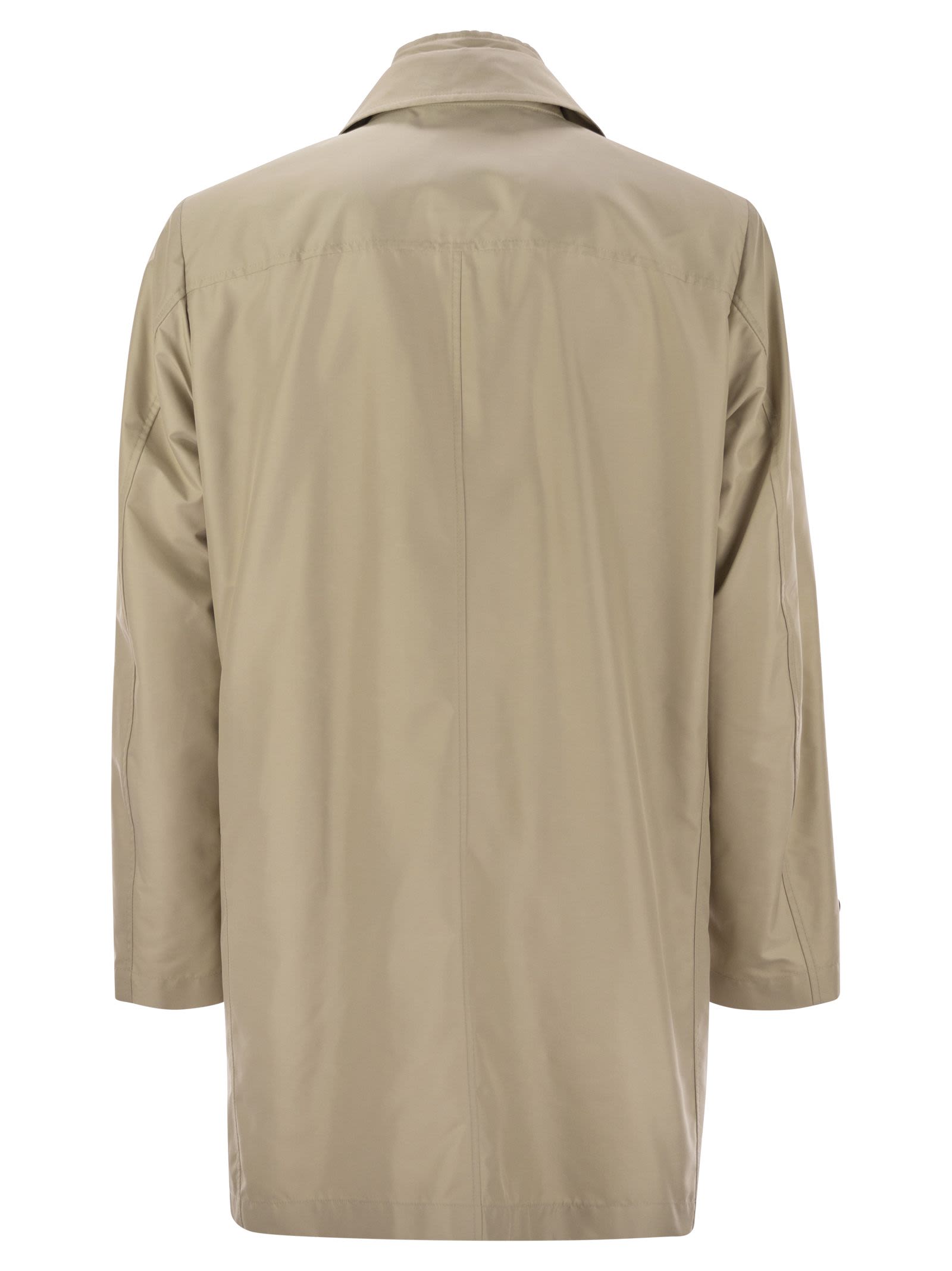 Fay Men Morning Coat In Technical Cotton