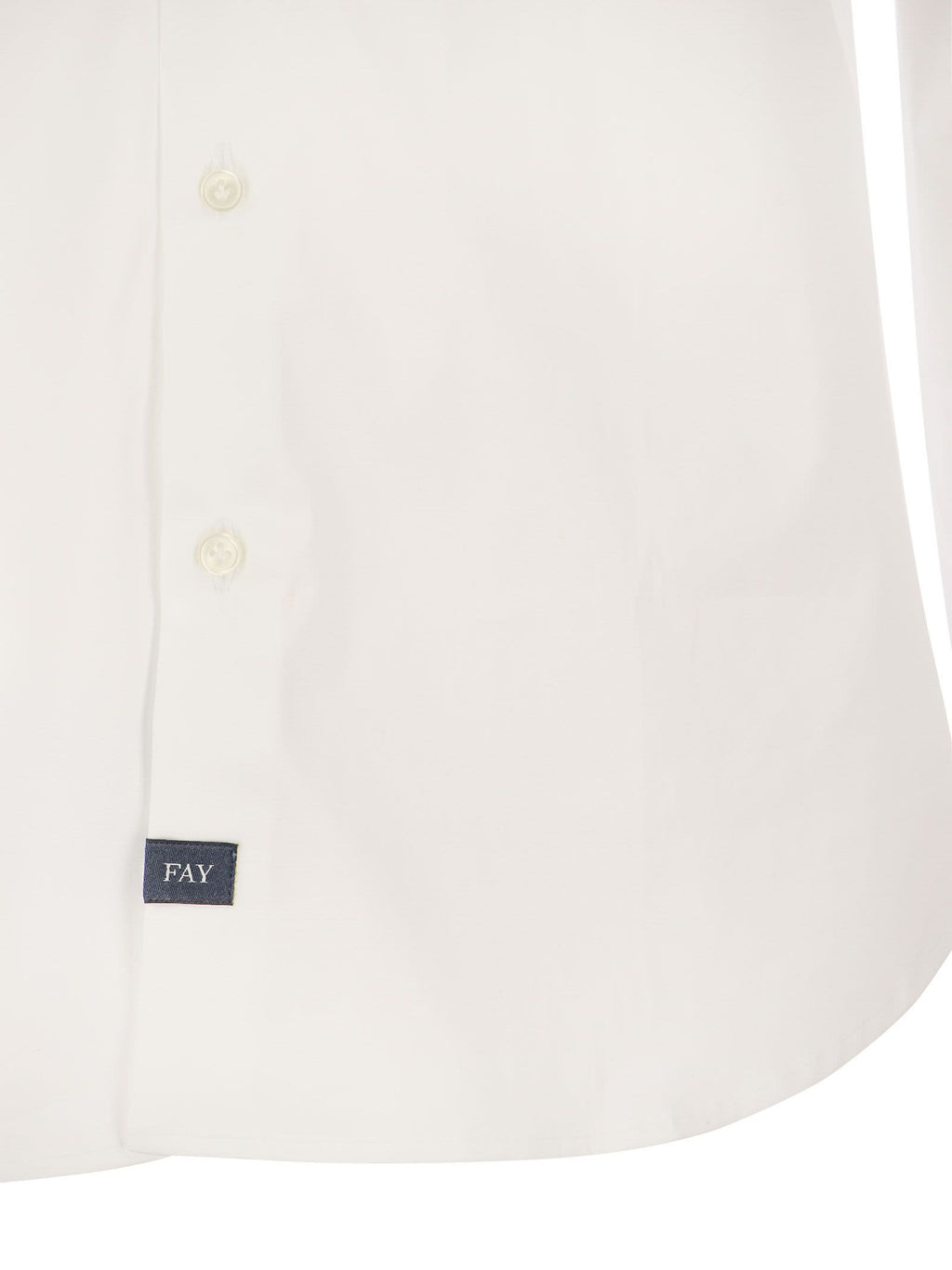 Fay Men Stretch French Collar Shirt