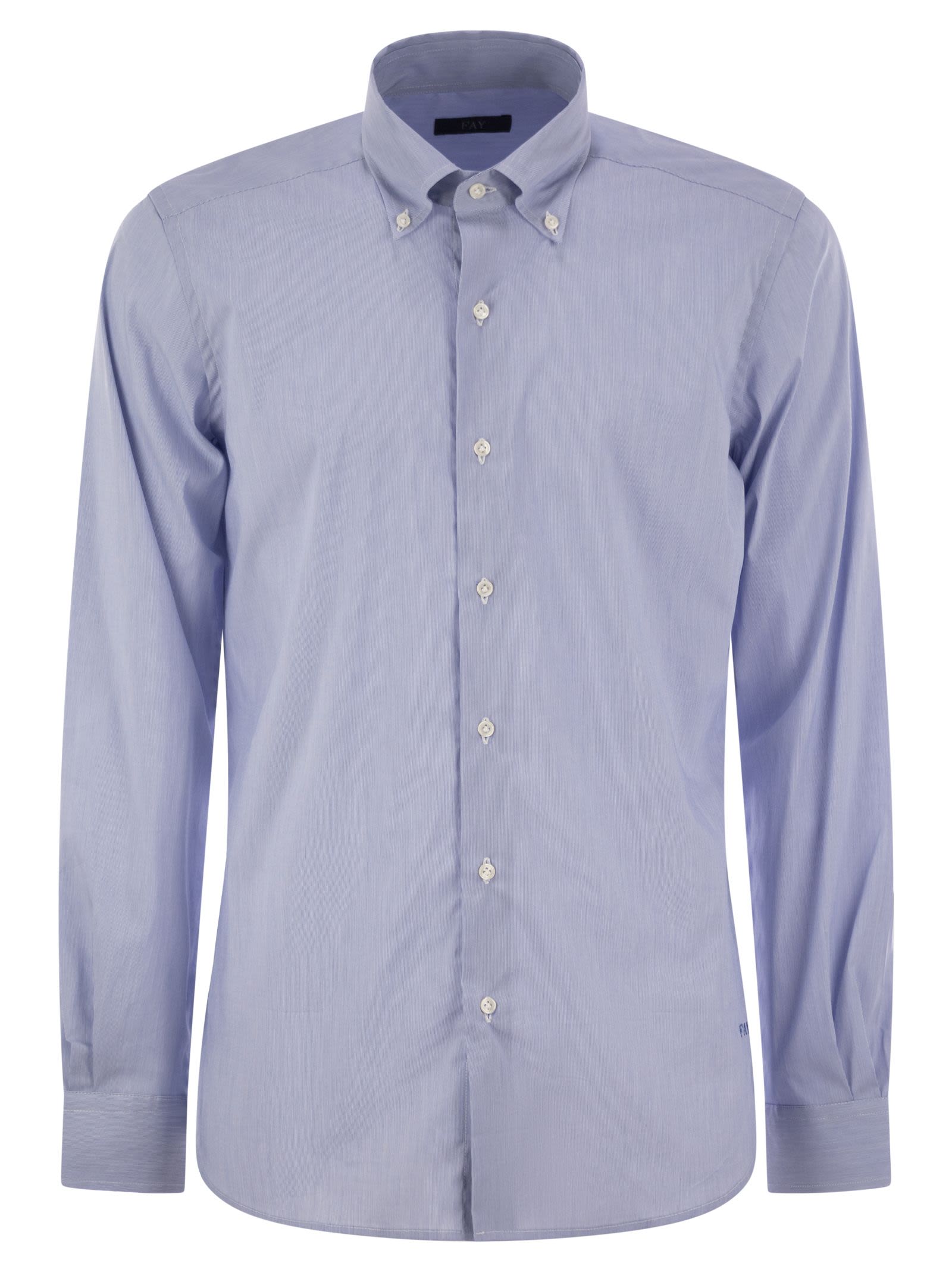 Fay Men Stretch Cotton Shirt