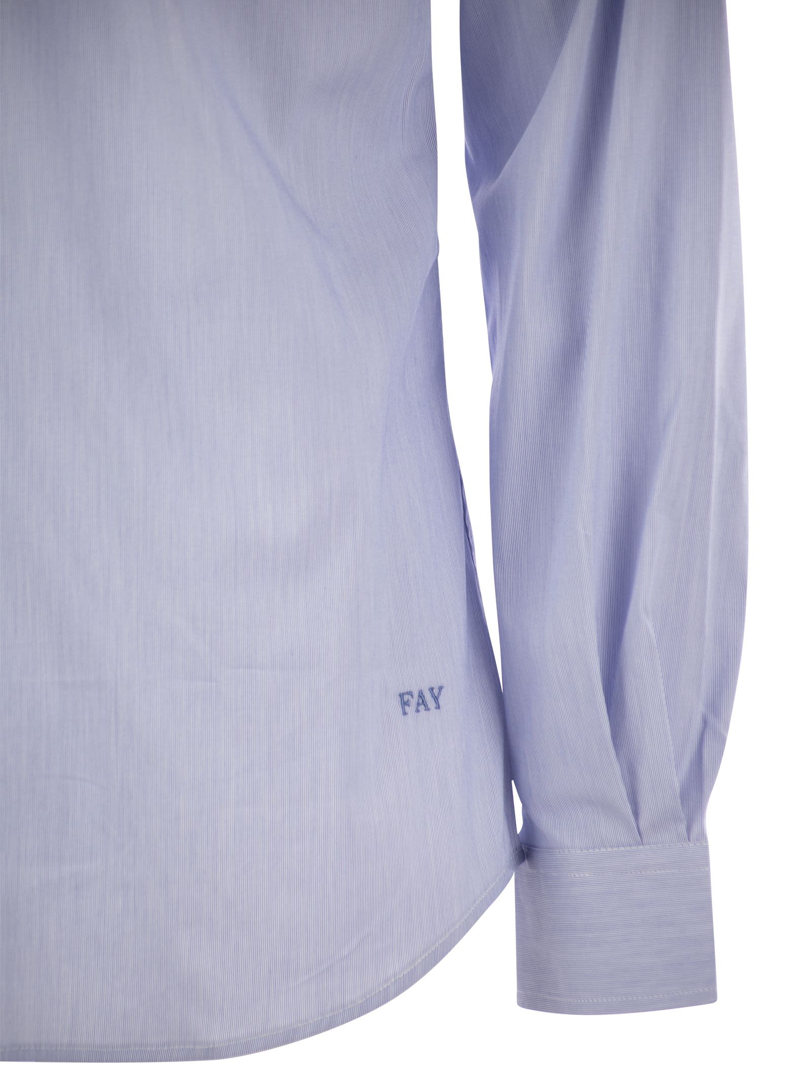 Fay Men Stretch Cotton Shirt