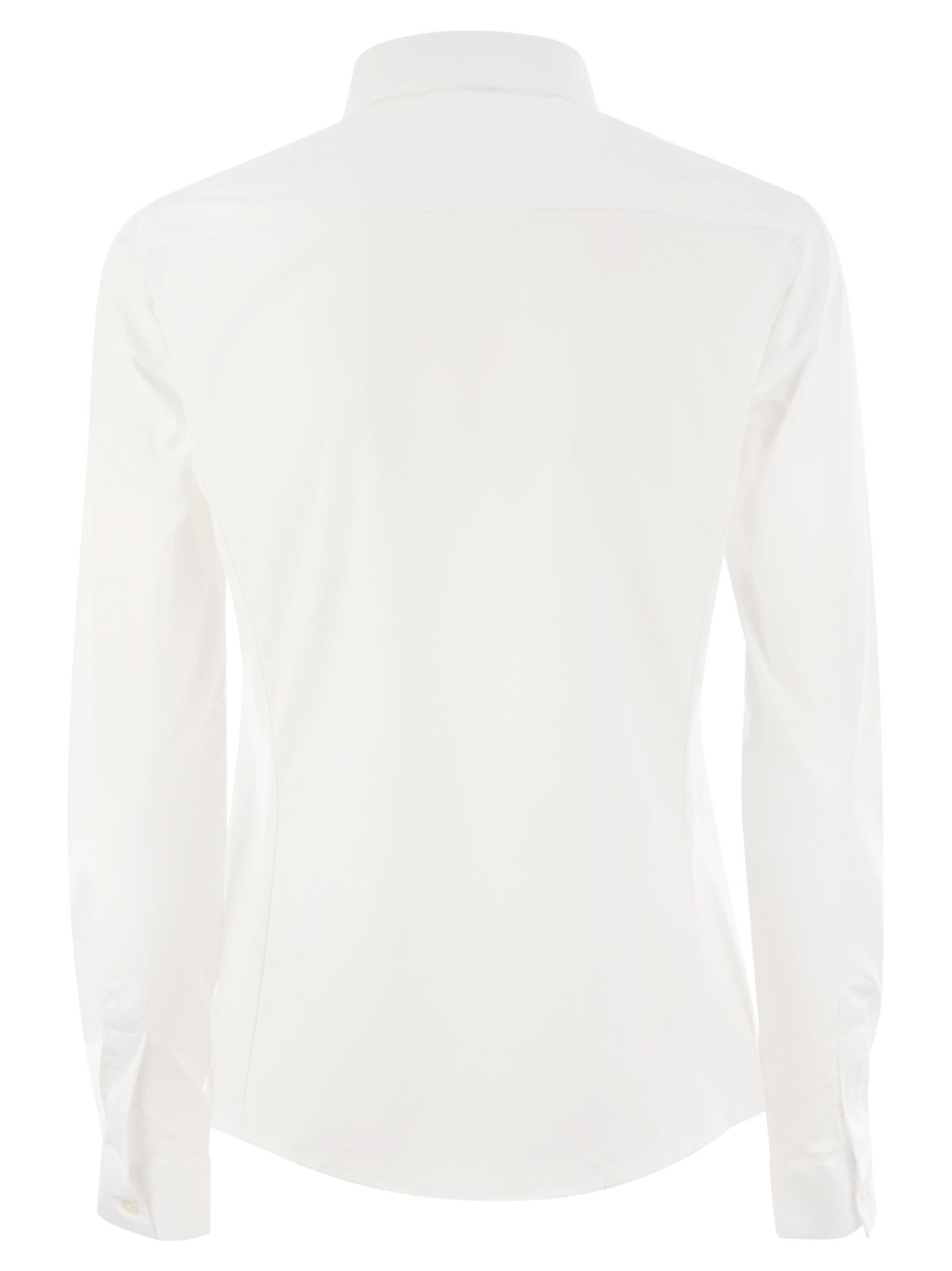 Fay Women Stretch Poplin Shirt
