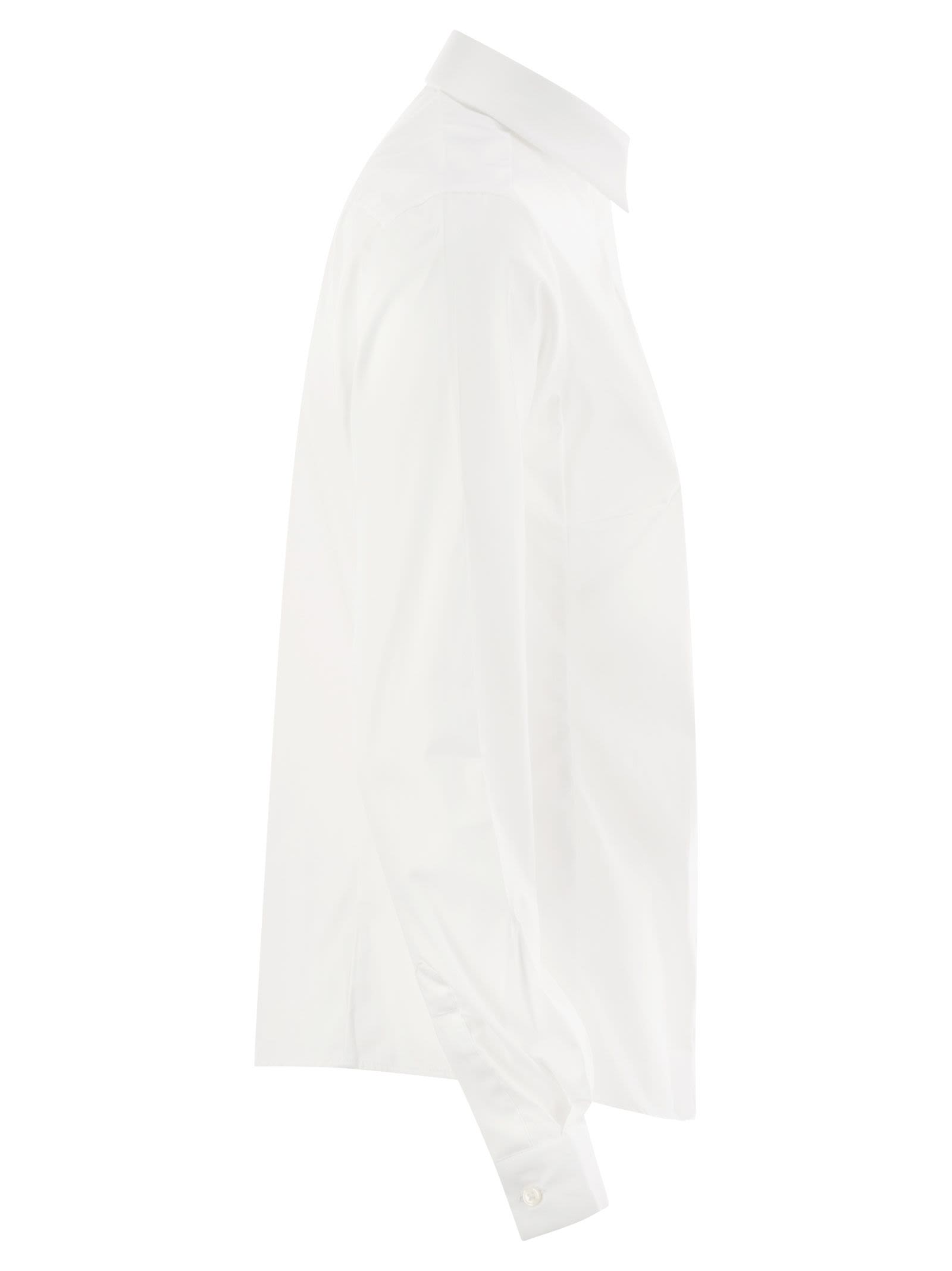 Fay Women Stretch Poplin Shirt