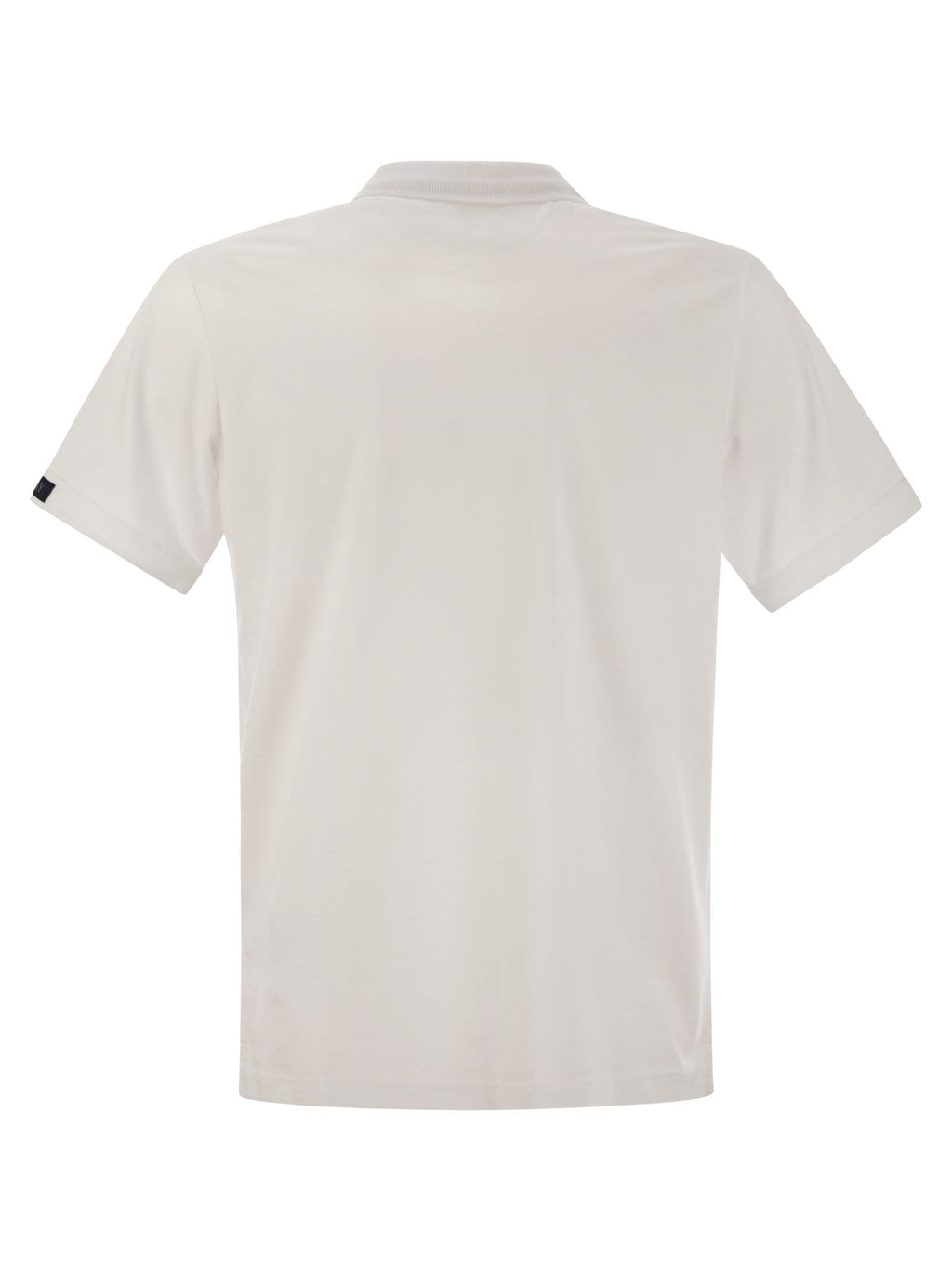 Fay Men Short-Sleeved Cotton Polo Shirt