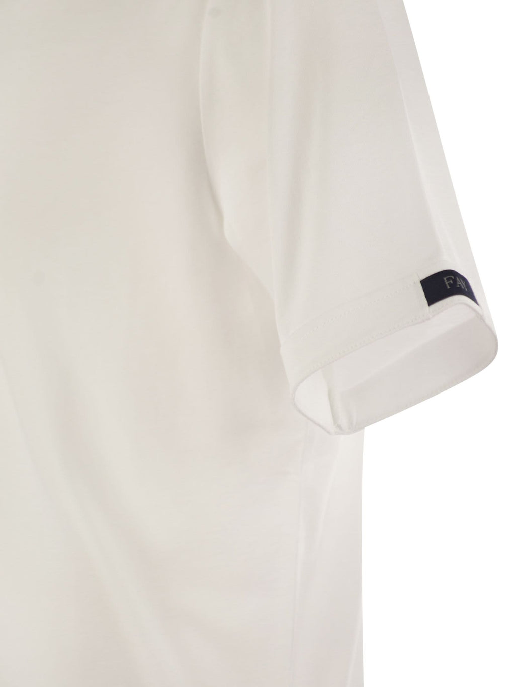 Fay Men Short-Sleeved Cotton Polo Shirt