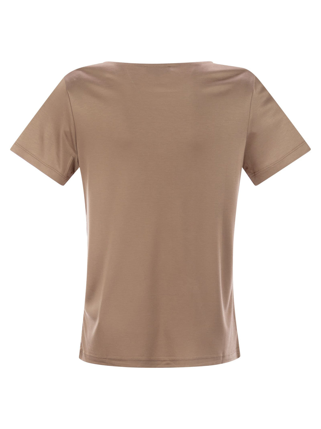 Fay Women Jersey T-Shirt With Boat Neckline