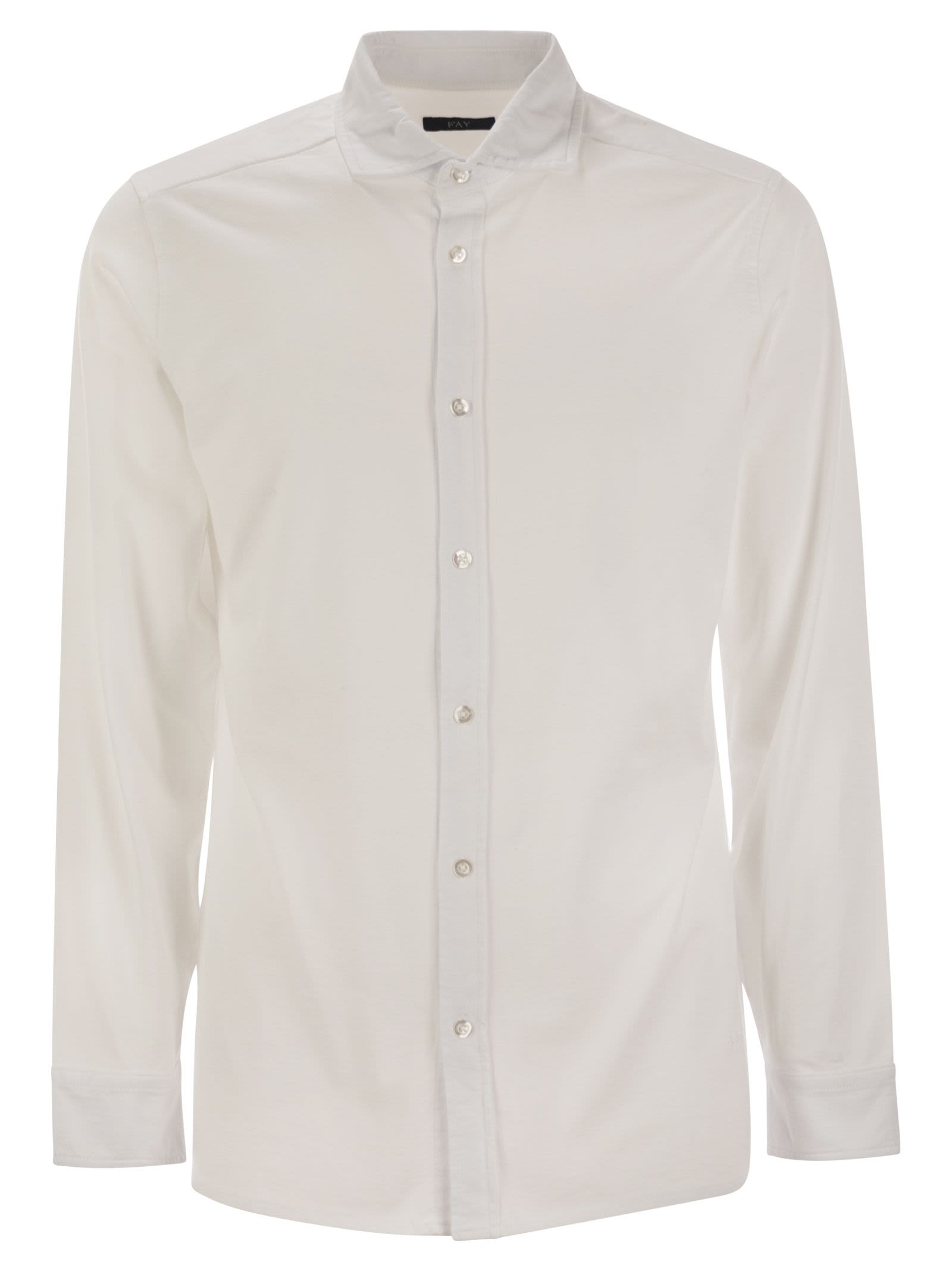 Fay Men Cotton Jersey Shirt