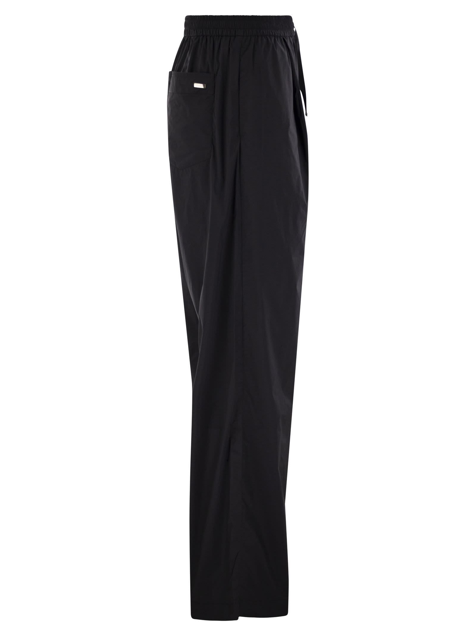 Herno Women Stretch Nylon Trousers
