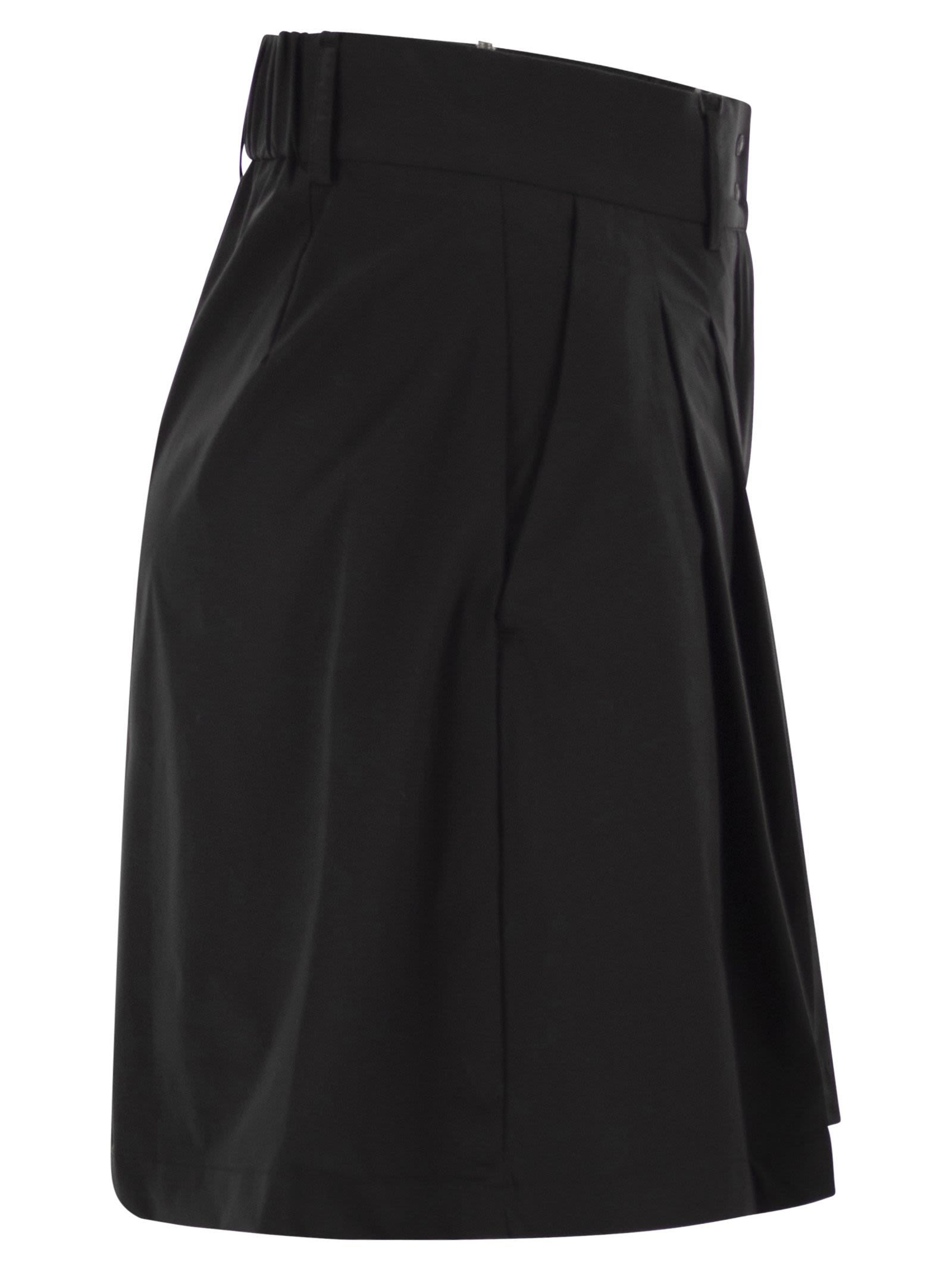 Herno Women Stretch Nylon Shorts