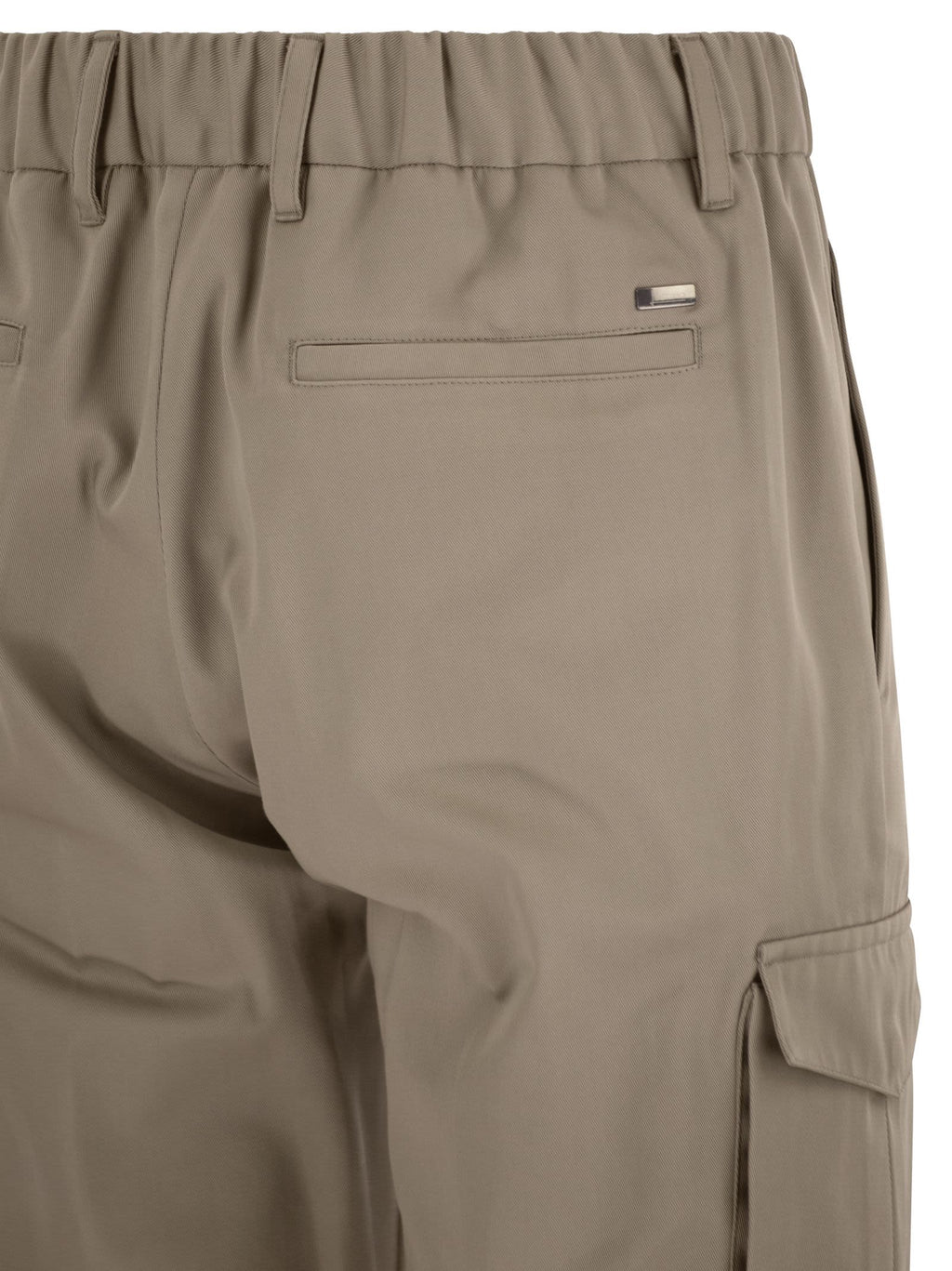 Herno Men Pure Cotton Resort Cargo Trousers