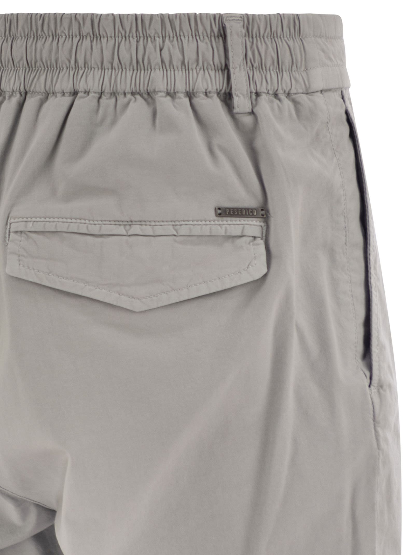 Peserico Men Stretch Cotton Gabardine Jogger