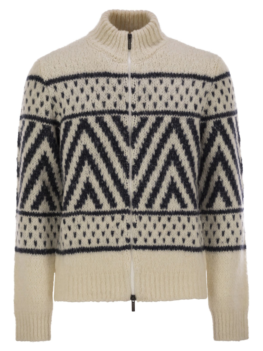 Peserico Men Alpaca And Cotton Yarn Jersey