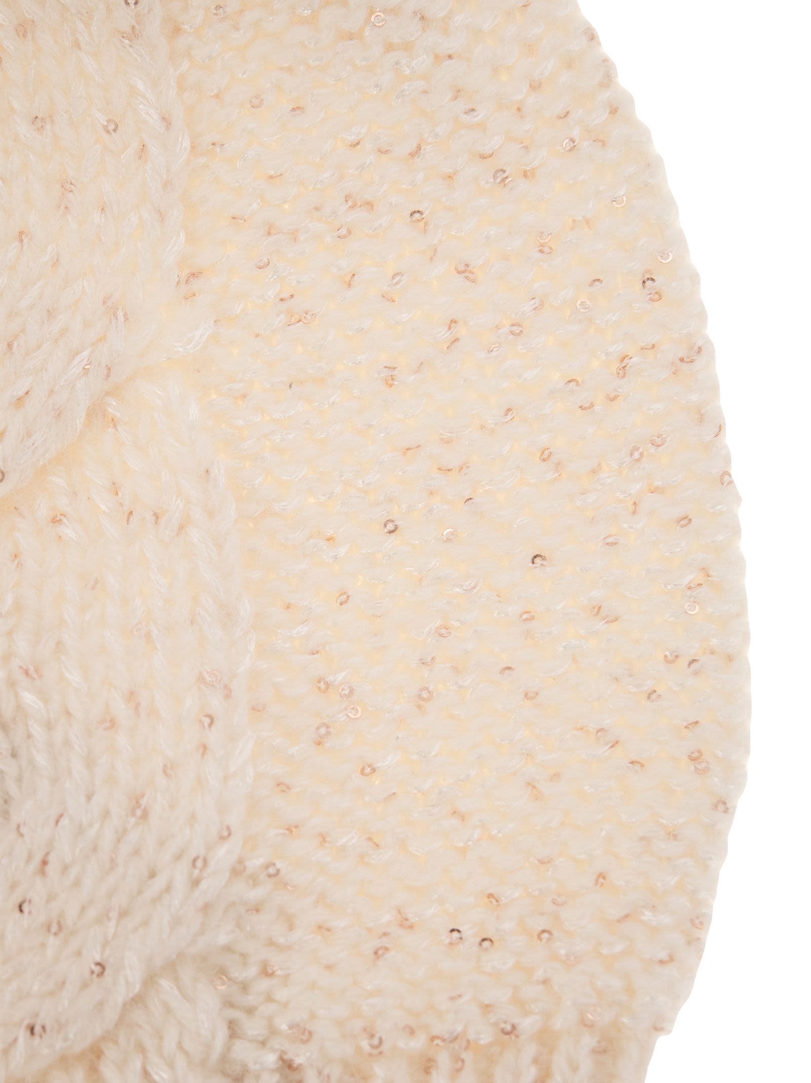 Peserico Women Wool, Silk And Cashmere Braided Cap