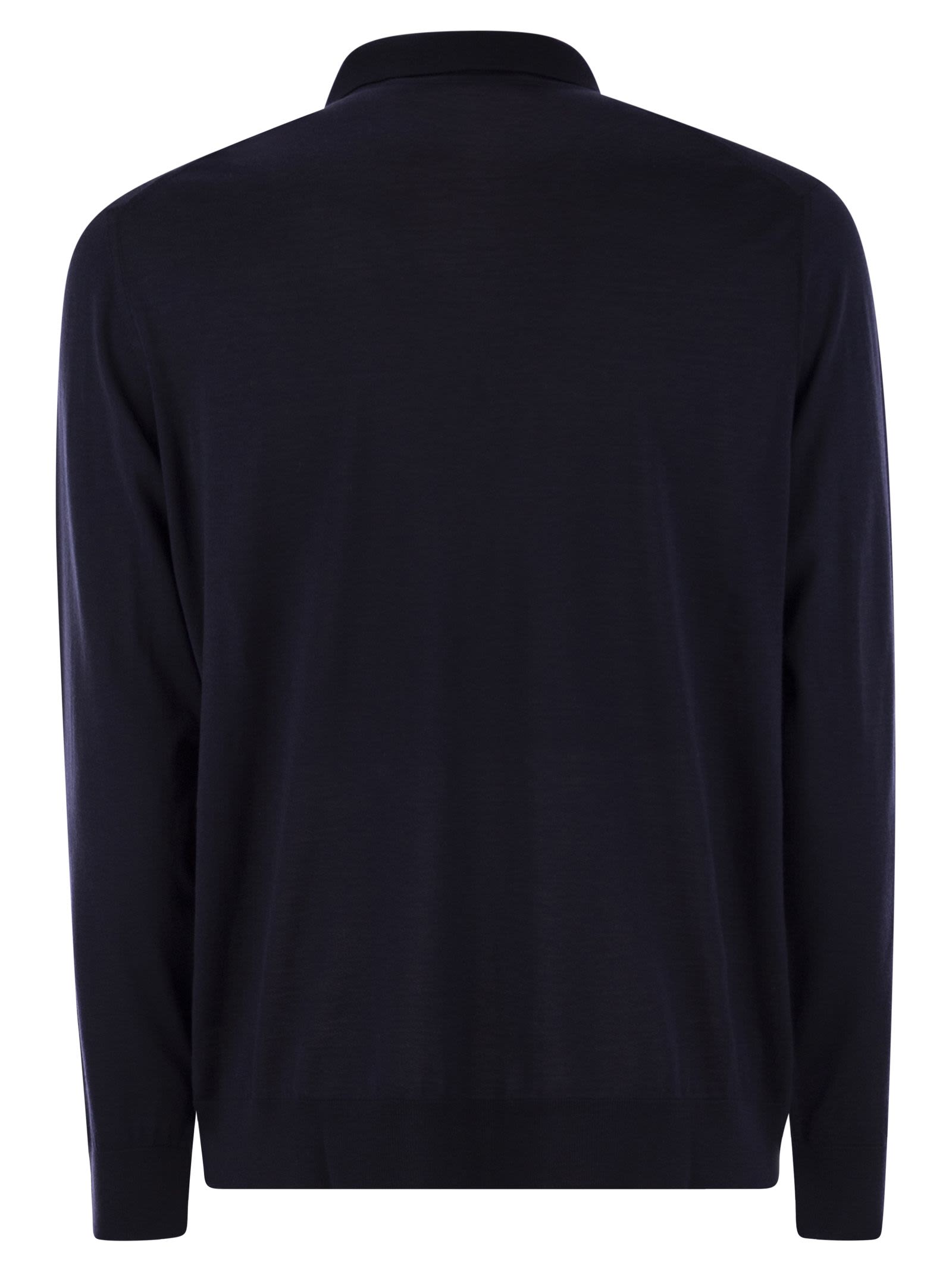 Kiton Men Wool Polo Shirt