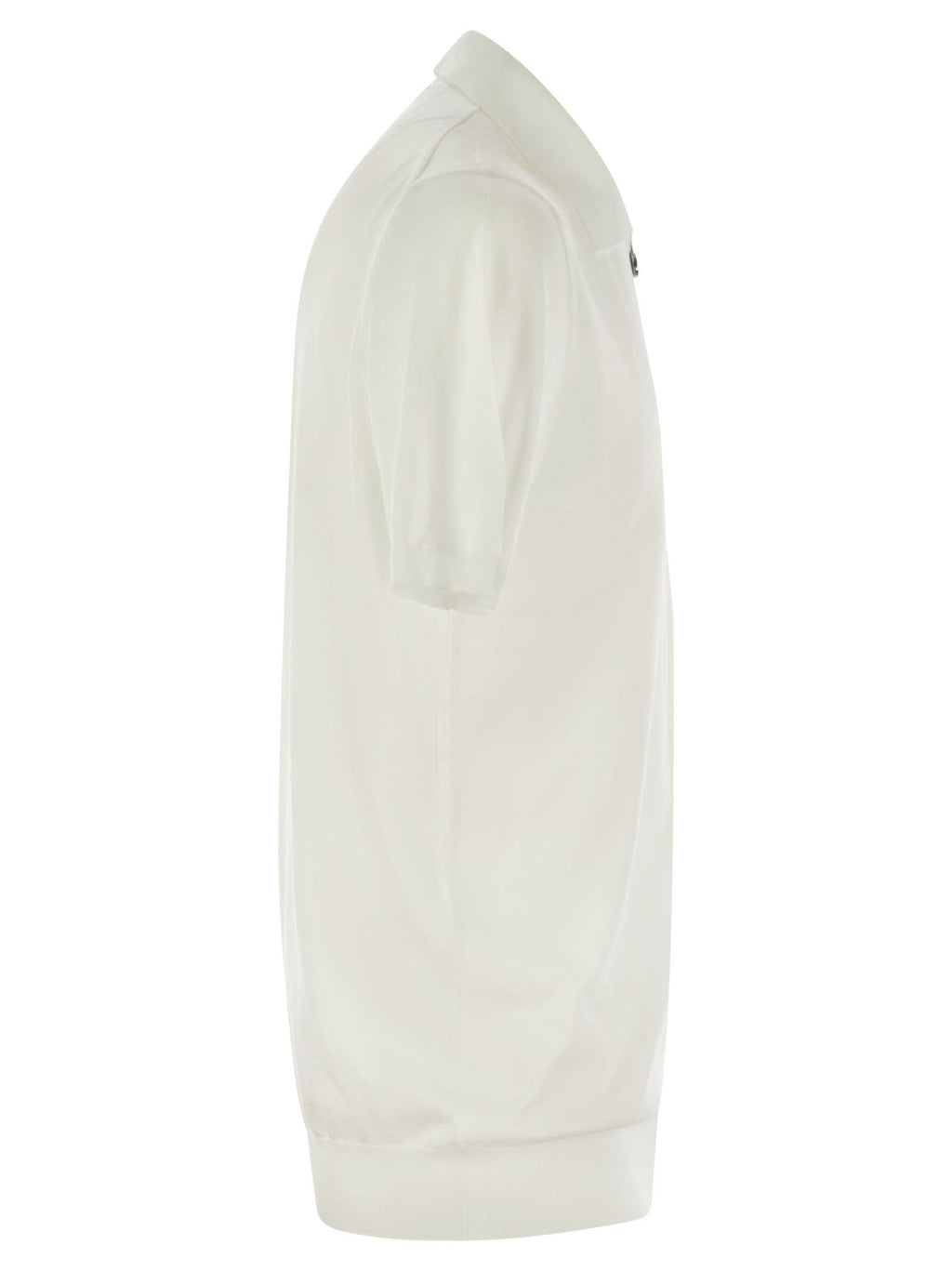 Kiton Men Short-Sleeved Polo-Zip