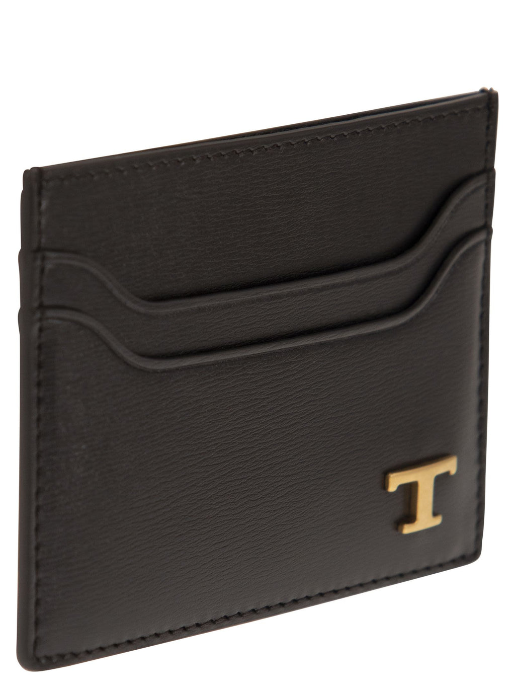 Tod's Men Leather Card Holder With Logo