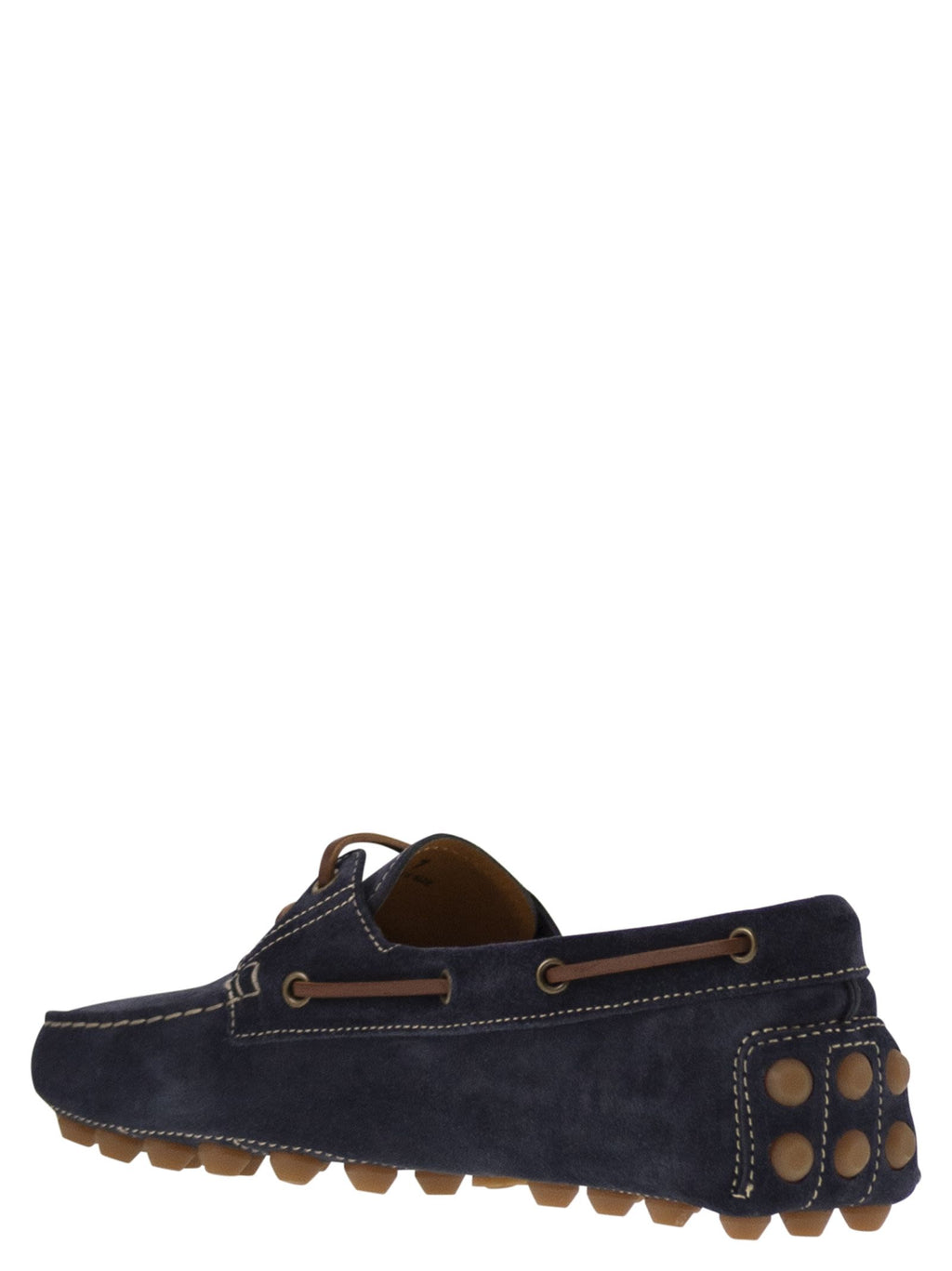 Tod's Men Rubber Bubble Suede Boat