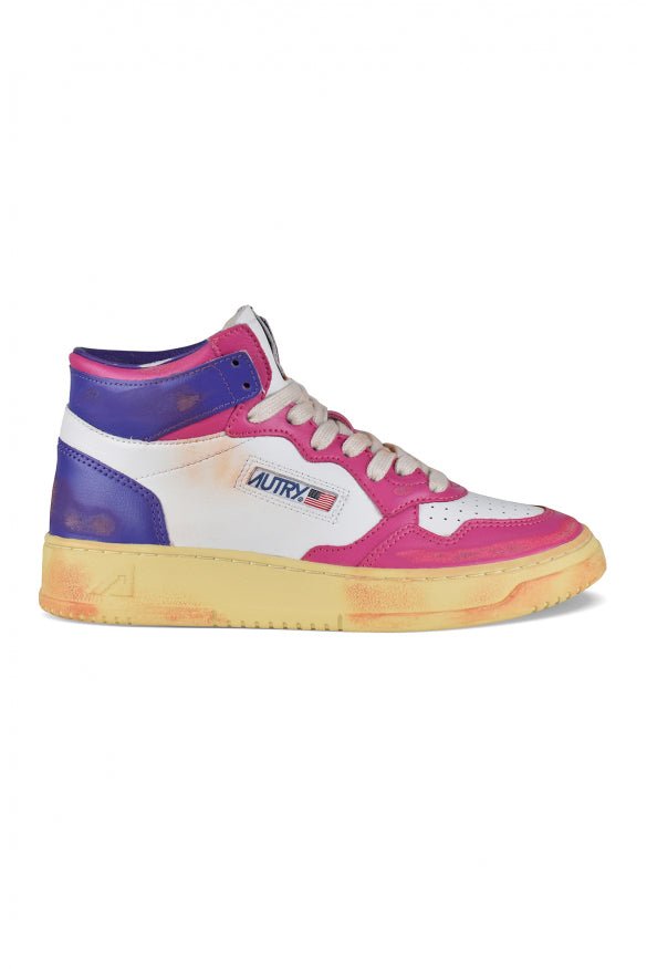 Autry Women Mid Super Vintage Sneakers - EZE Fashion®