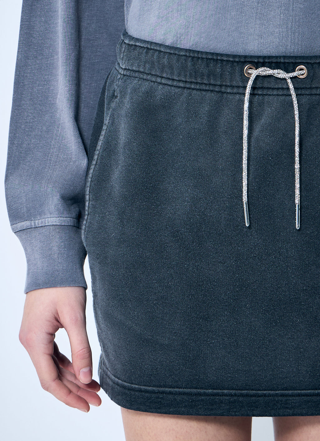 Alexander Wang Women Crystal Hotfix Tube Skirt