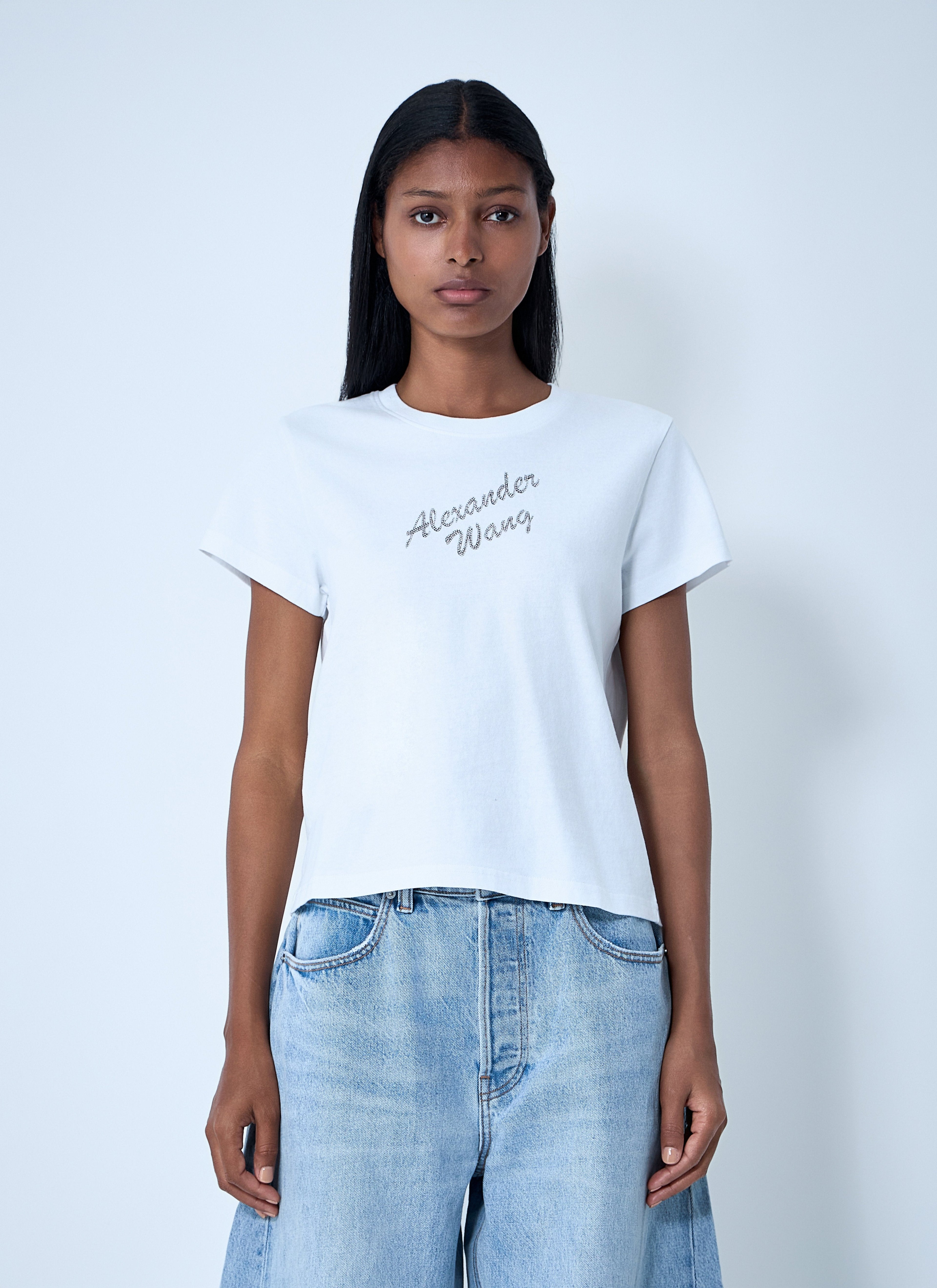 Alexander Wang Women Logo Motif T-Shirt