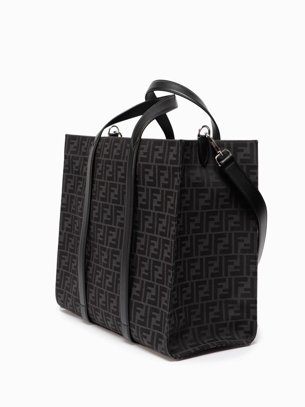 Fendi Men `Ff` Jacquard Shopper