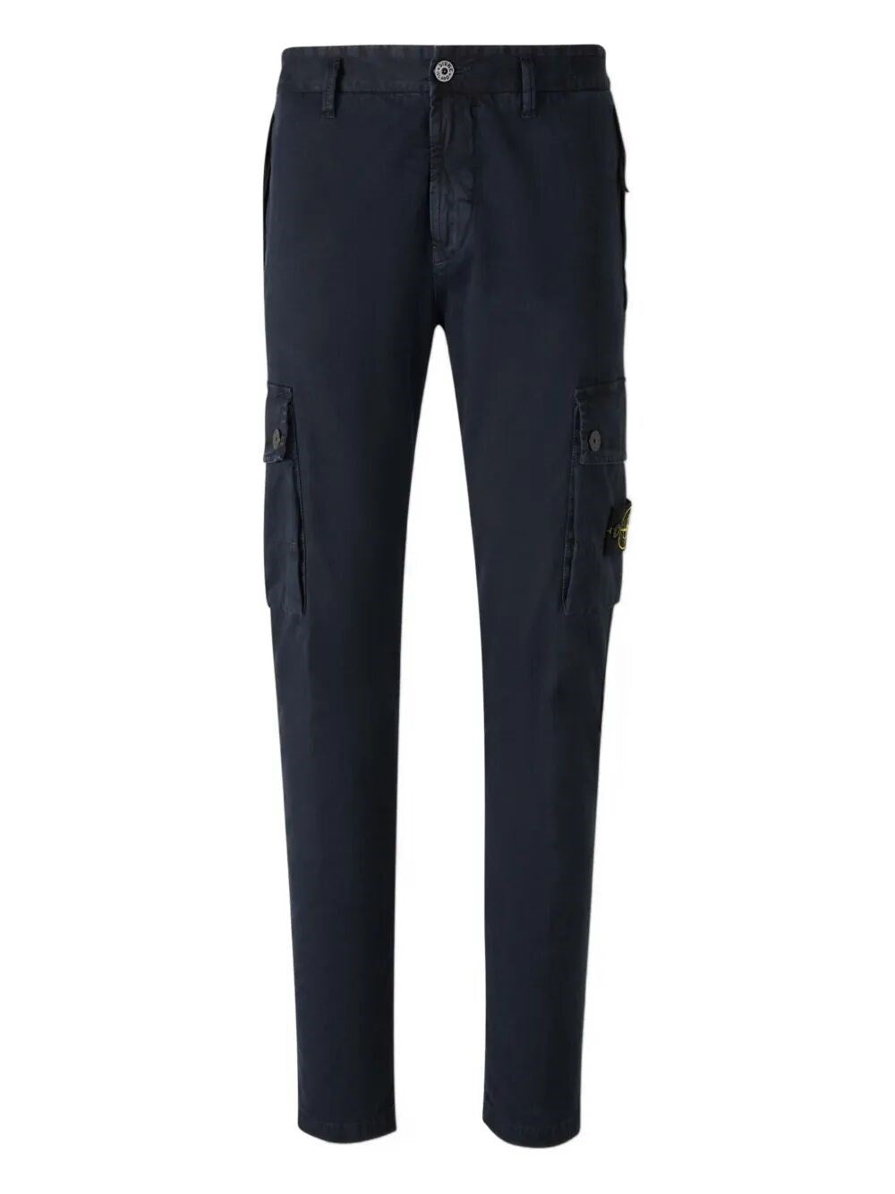 Stone Island Men `Stretch Broken Twill Cotton` Pants